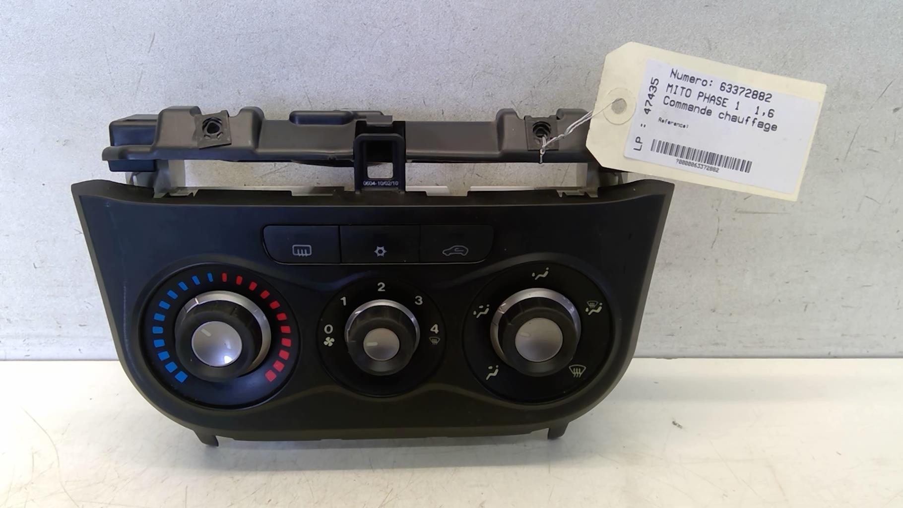 Commande chauffage ALFA ROMEO MITO PHASE 1 Diesel - 1