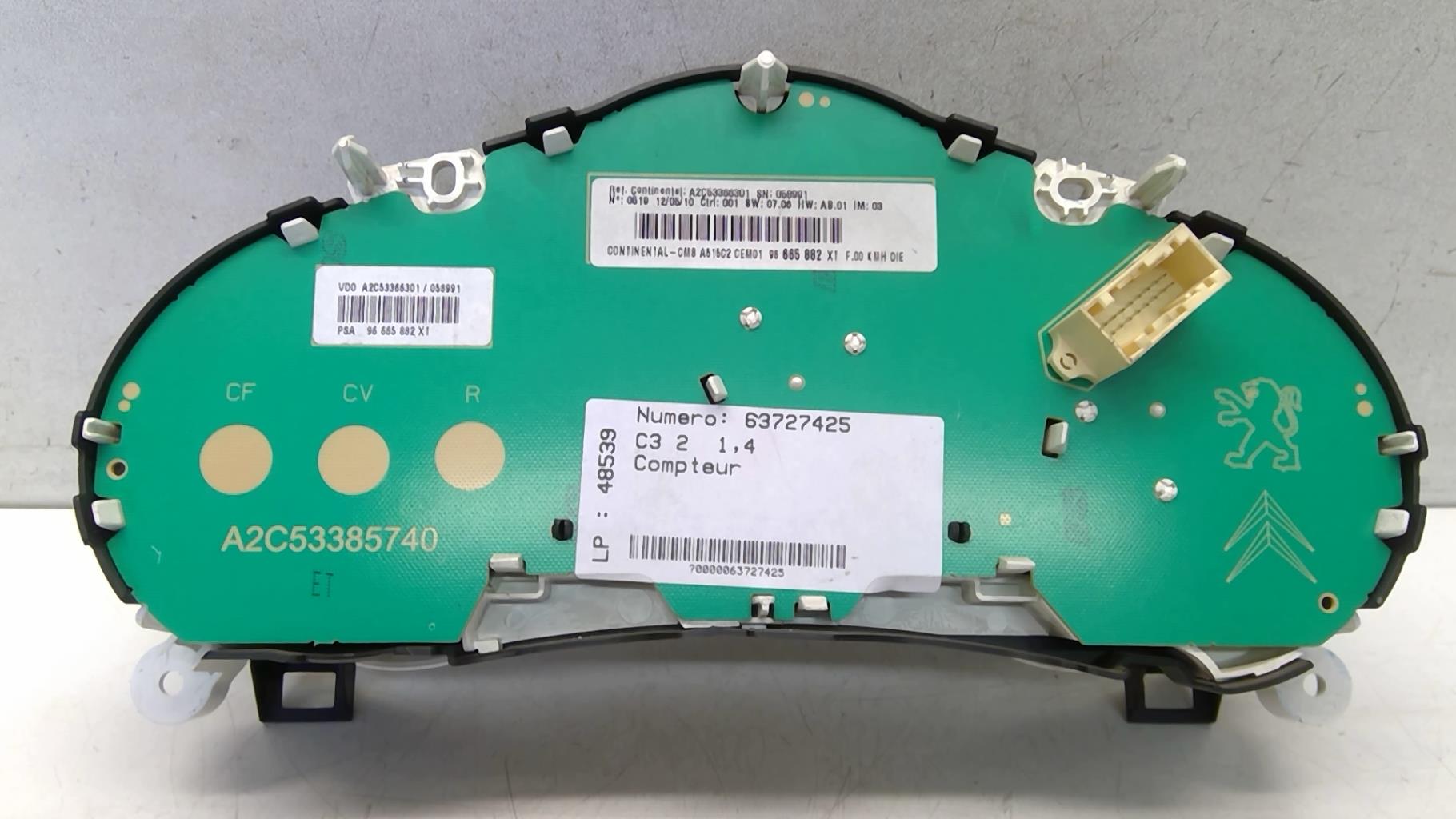 Compteur CITROEN C3 2 PHASE 1 Diesel - 1