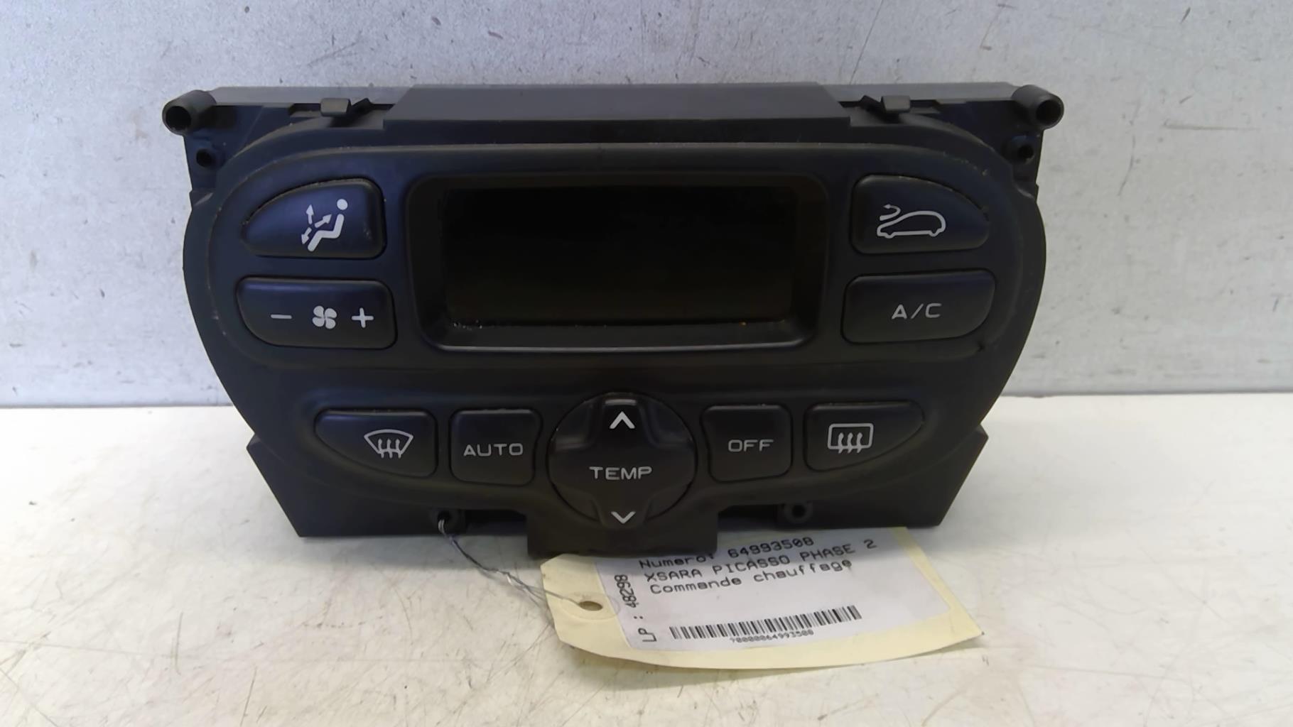 Commande chauffage CITROEN XSARA PICASSO PHASE 2 Diesel - 1