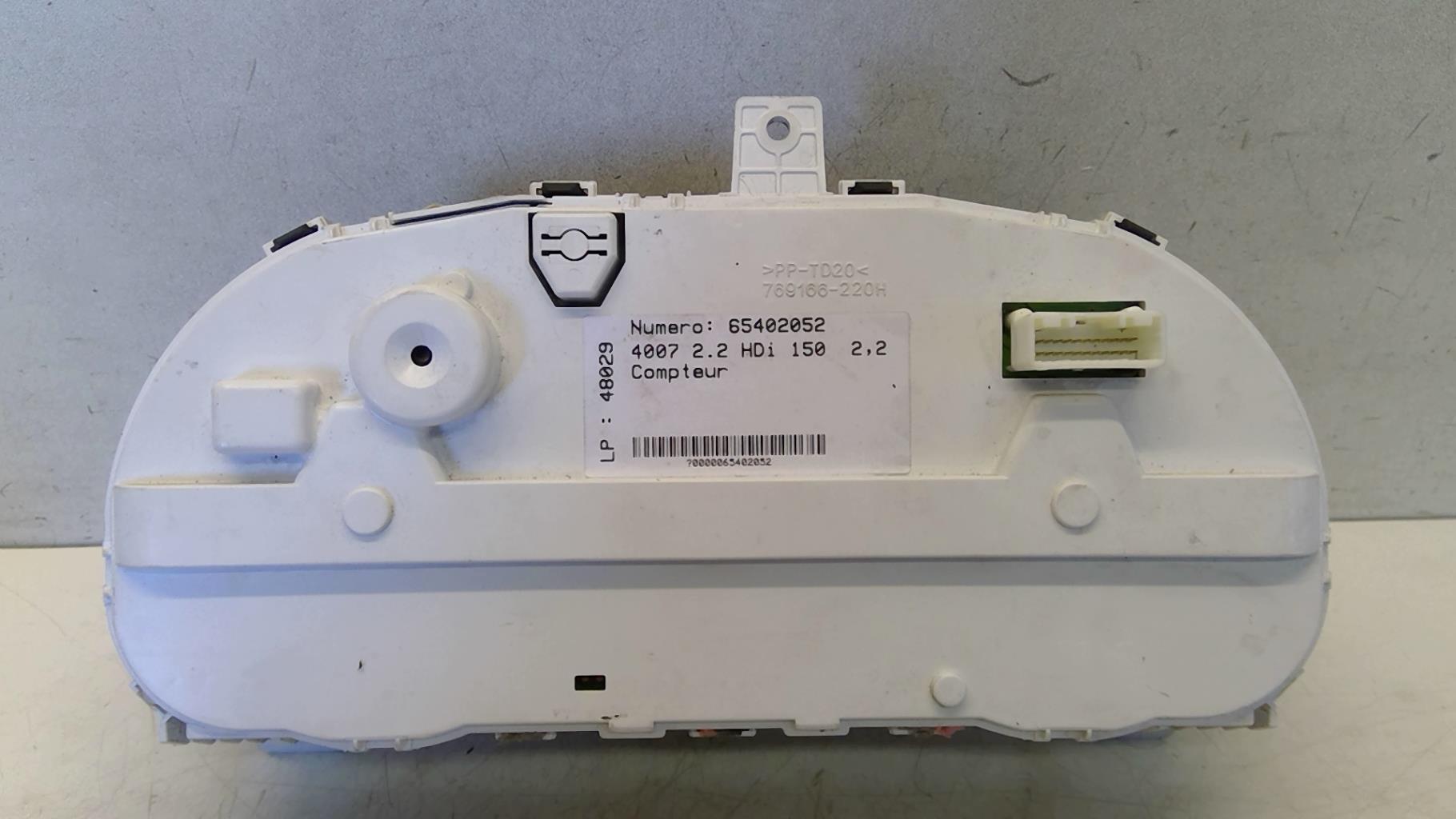 Compteur PEUGEOT 4007 Diesel - 1