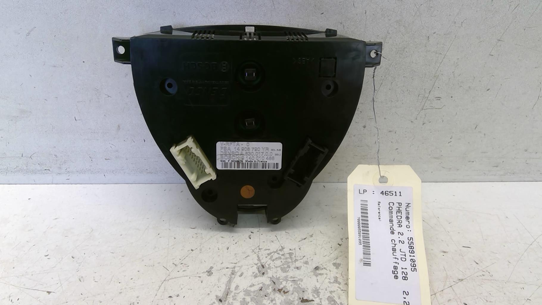 Commande chauffage LANCIA PHEDRA Diesel - 1