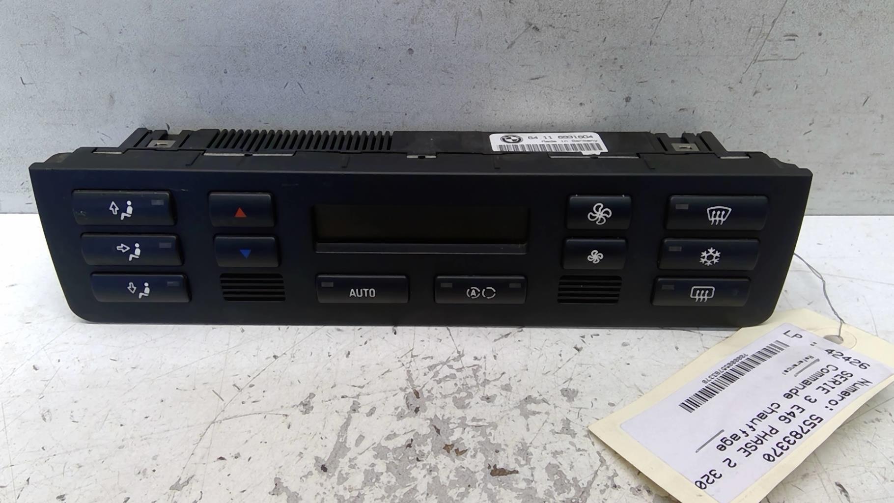 Commande chauffage BMW SERIE 3 E46 PHASE 2 Diesel - 1