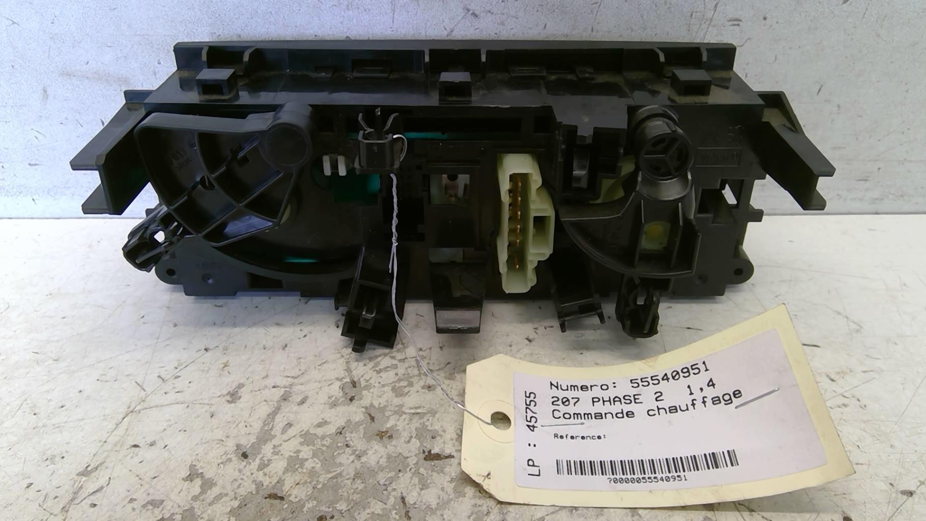 Commande chauffage PEUGEOT 207 PHASE 2 Essence - 1