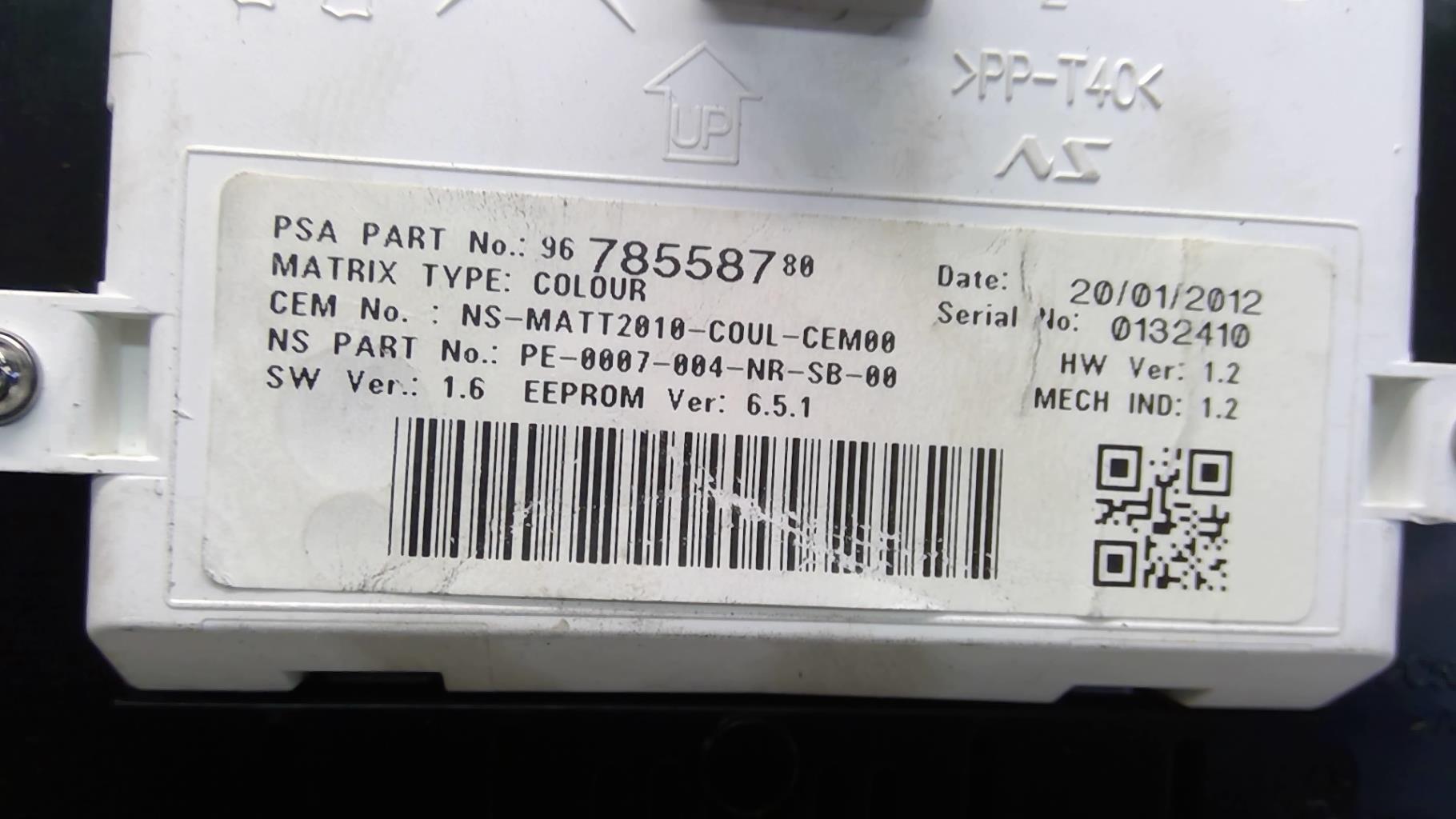 Compteur CITROEN DS4 PHASE 1 Diesel - 1