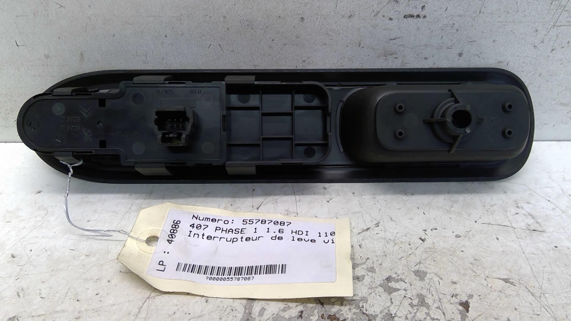 Interruttore lavacristalli anteriore sinistro PEUGEOT 407 PHASE 1 Diésel - 1