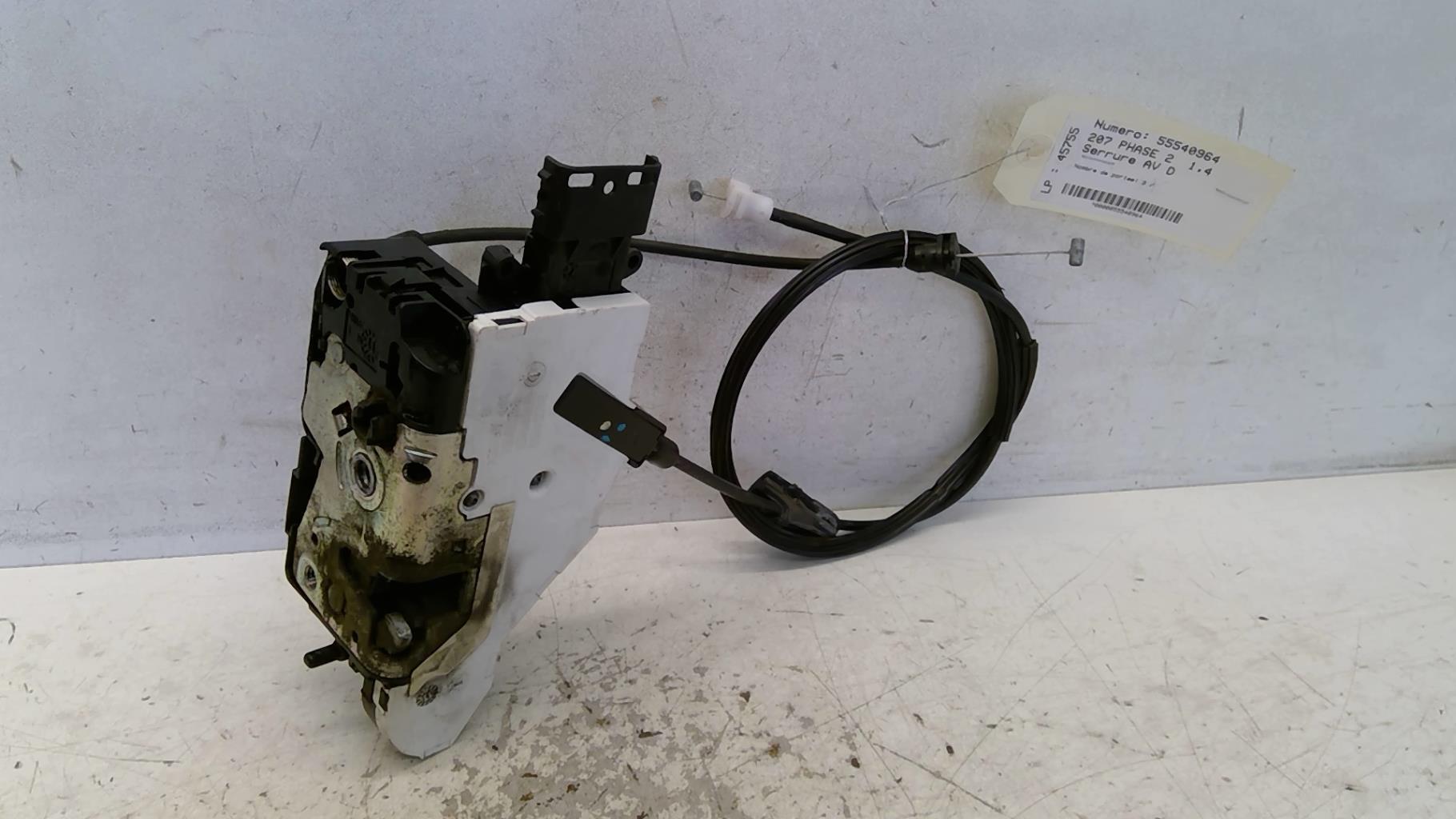 Serratura anteriore destra PEUGEOT 207 PHASE 2 Gasolina - 1