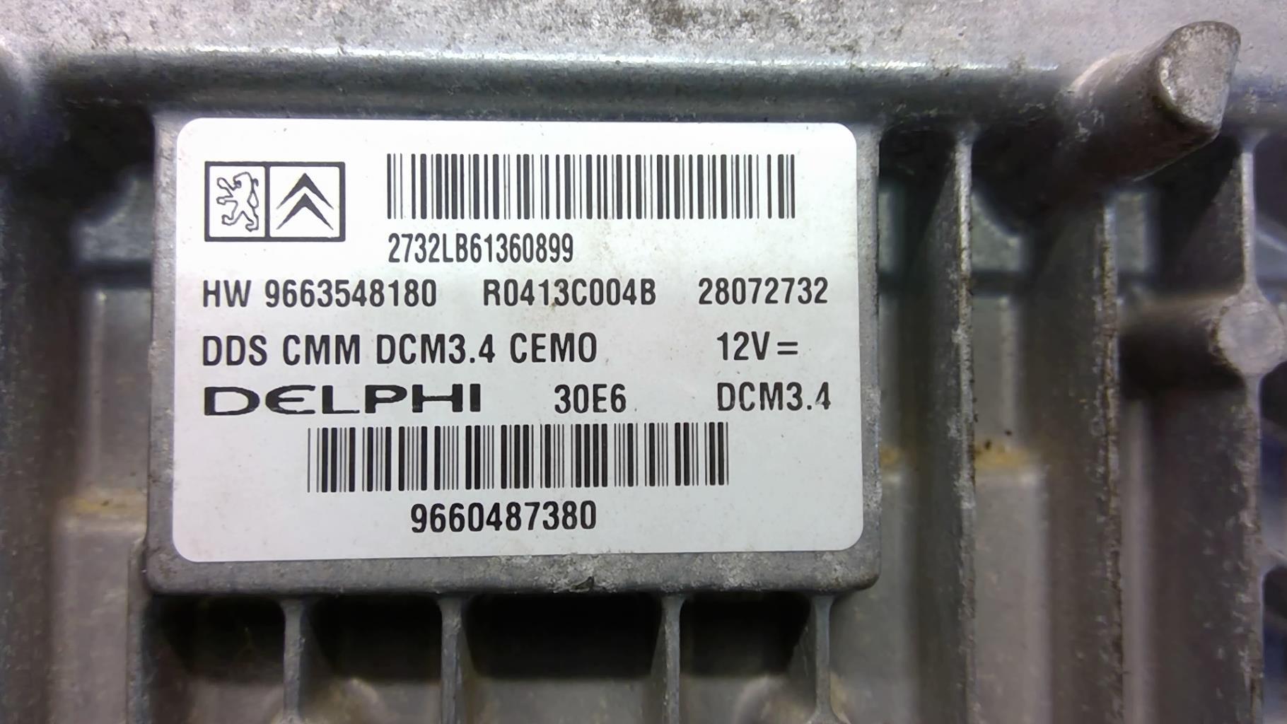 Centralina motore PEUGEOT 307 PHASE 2 Diésel - 1
