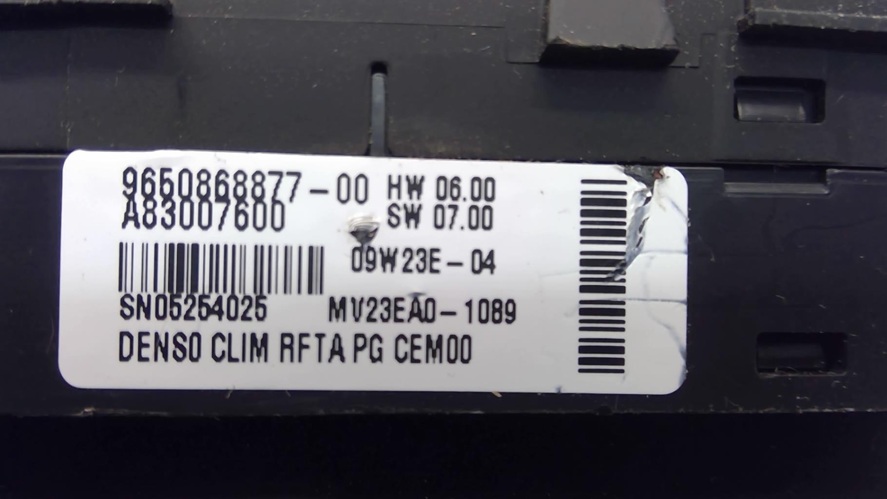 Commande chauffage CITROEN C4 PICASSO 1 Diesel - 1