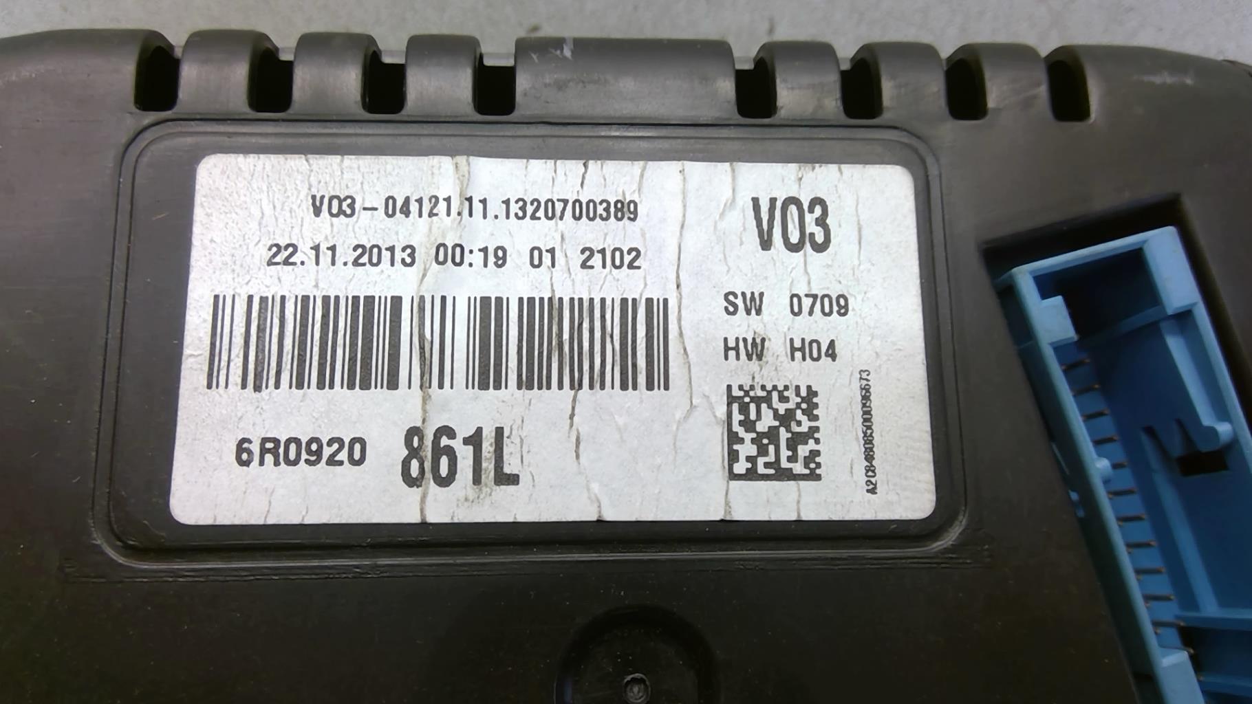 Tachimetro VOLKSWAGEN POLO 5 PHASE 1 Diésel - 1