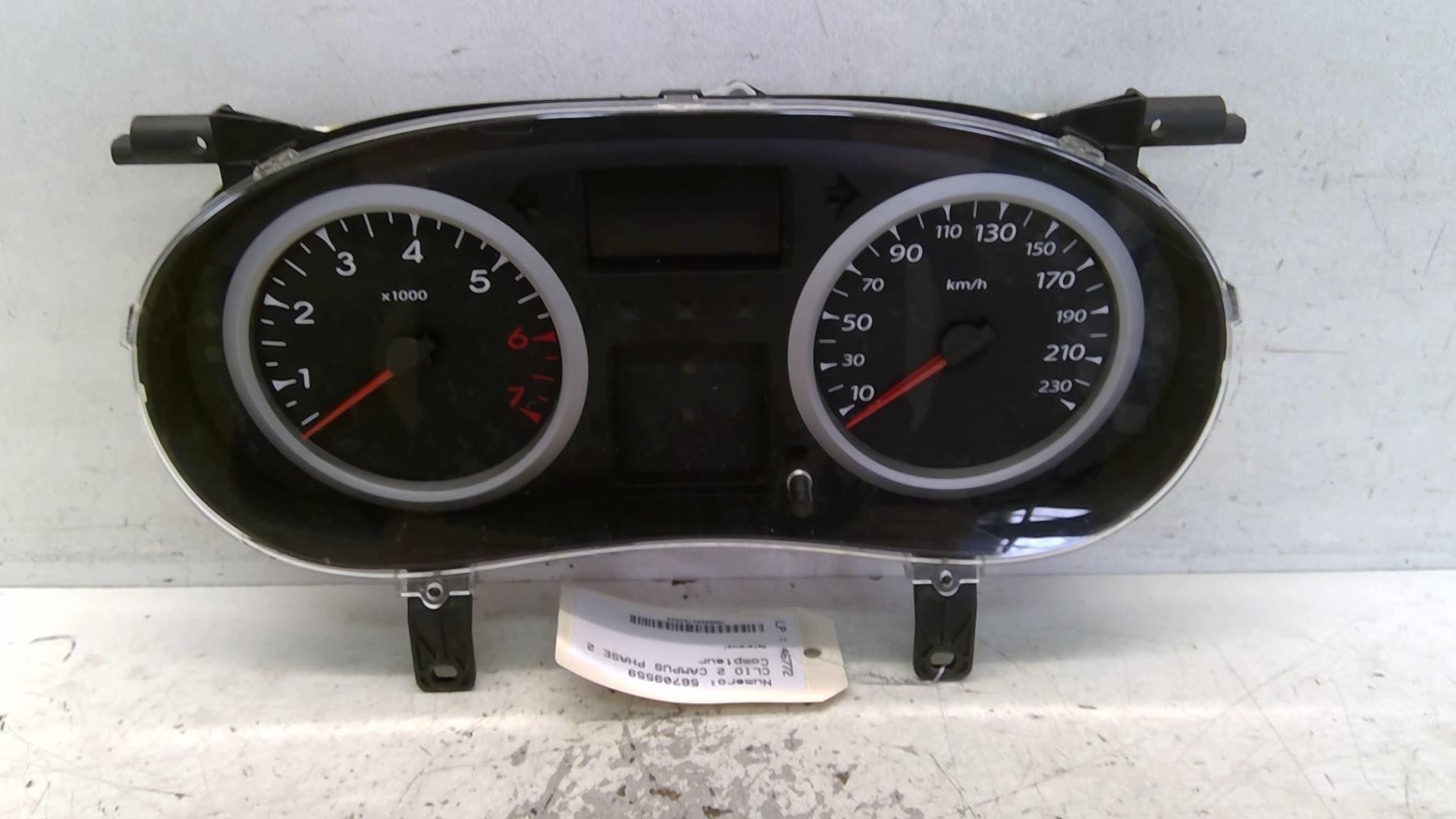 Compteur RENAULT CLIO 2 CAMPUS PHASE 2 Essence - 1