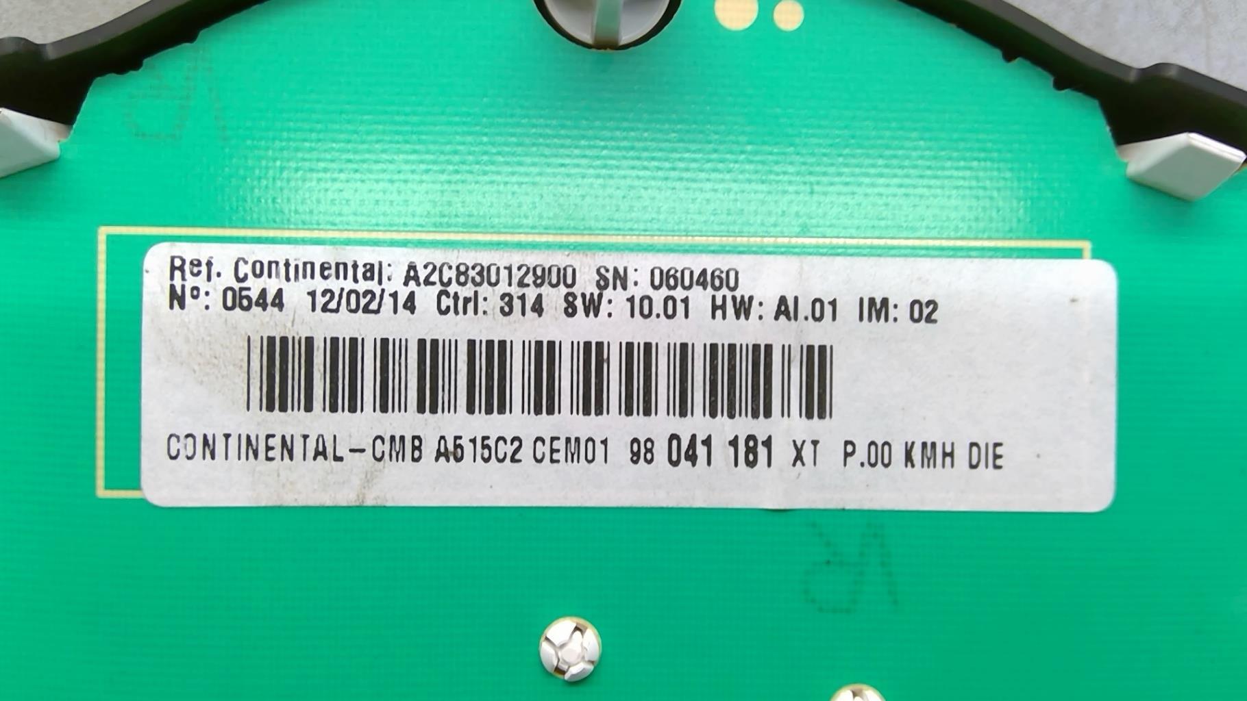 Compteur CITROEN C3 2 PHASE 2 Diesel - 1
