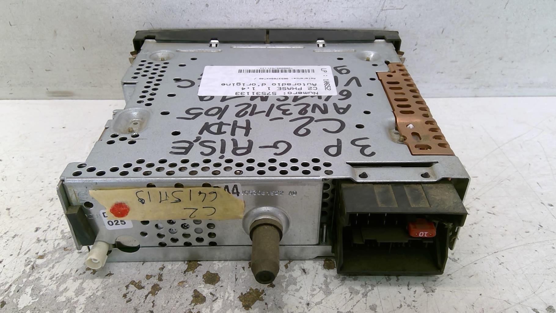 Autoradio originale CITROEN C2 PHASE 1 Diésel - 1