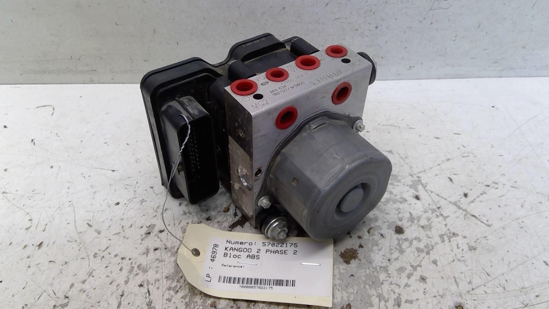 Blocco ABS (antibloccaggio freni) RENAULT KANGOO 2 PHASE 2 Electricidad - 1