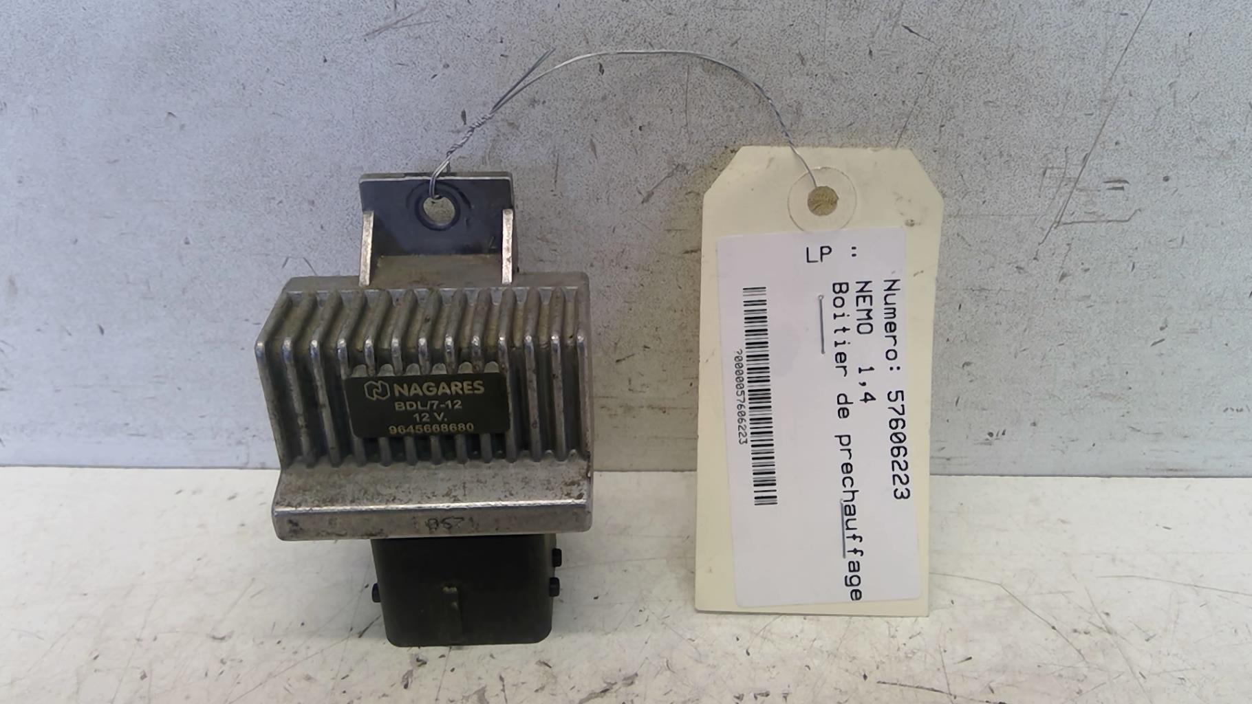Boitier de prechauffage CITROEN NEMO Diesel - 1