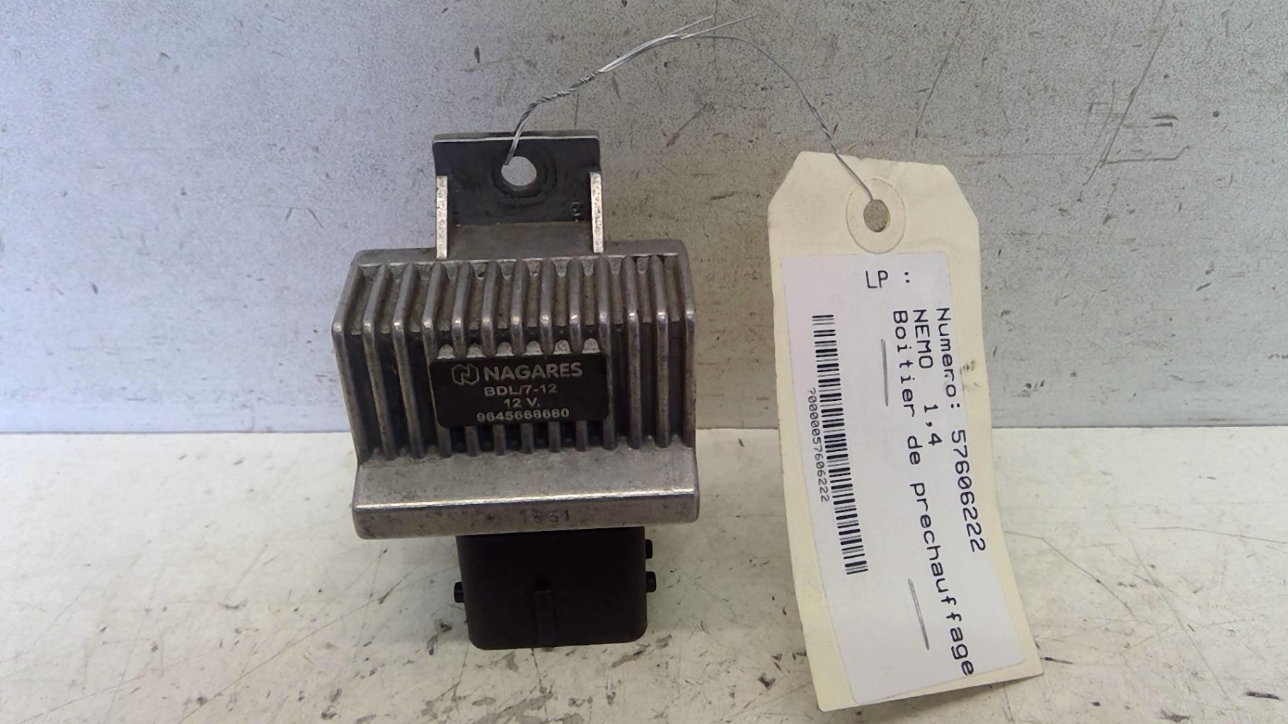 Boitier de prechauffage CITROEN NEMO Diesel - 1