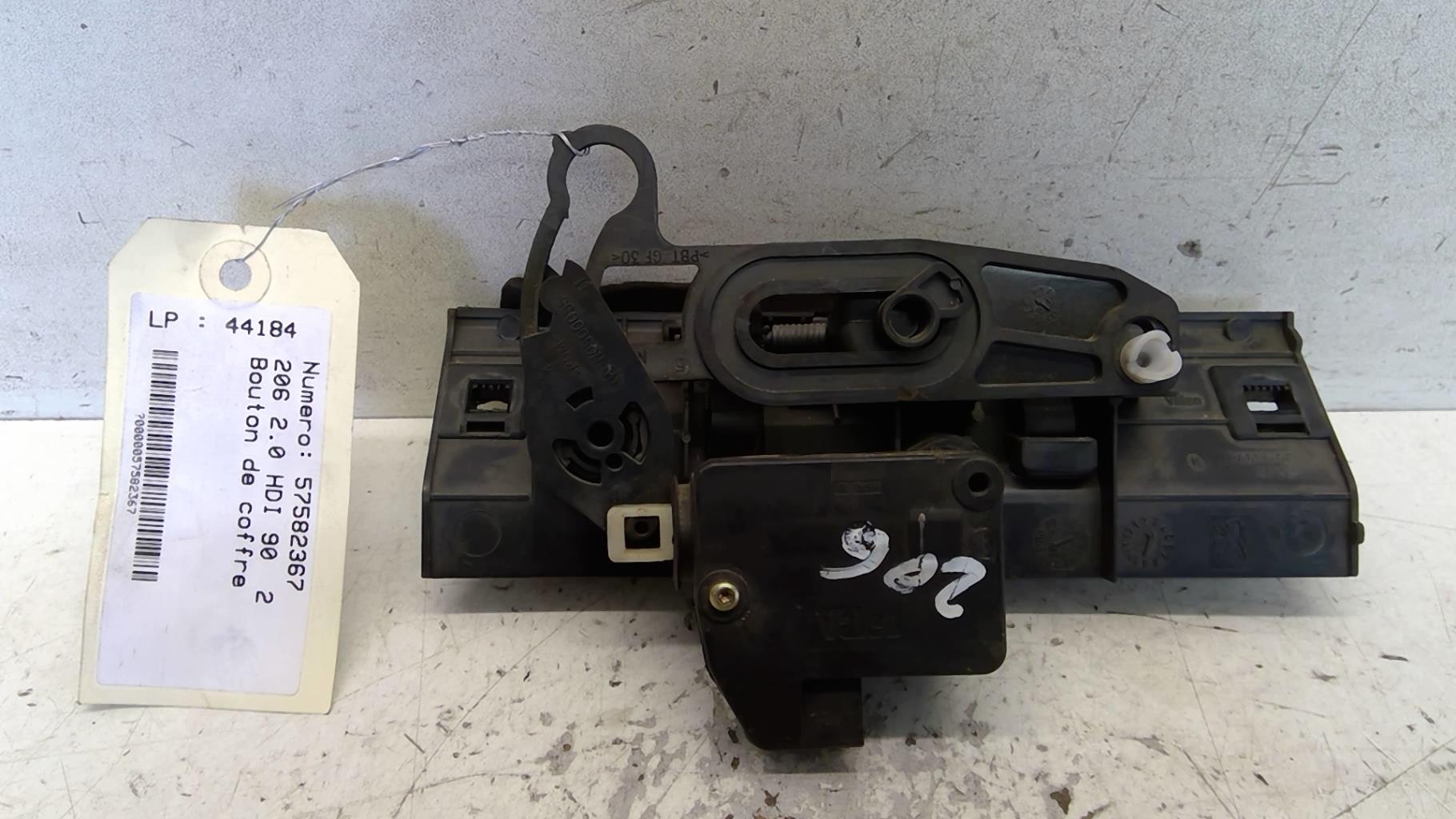 Pulsante del bagagliaio PEUGEOT 206 PHASE 1 Diésel - 1