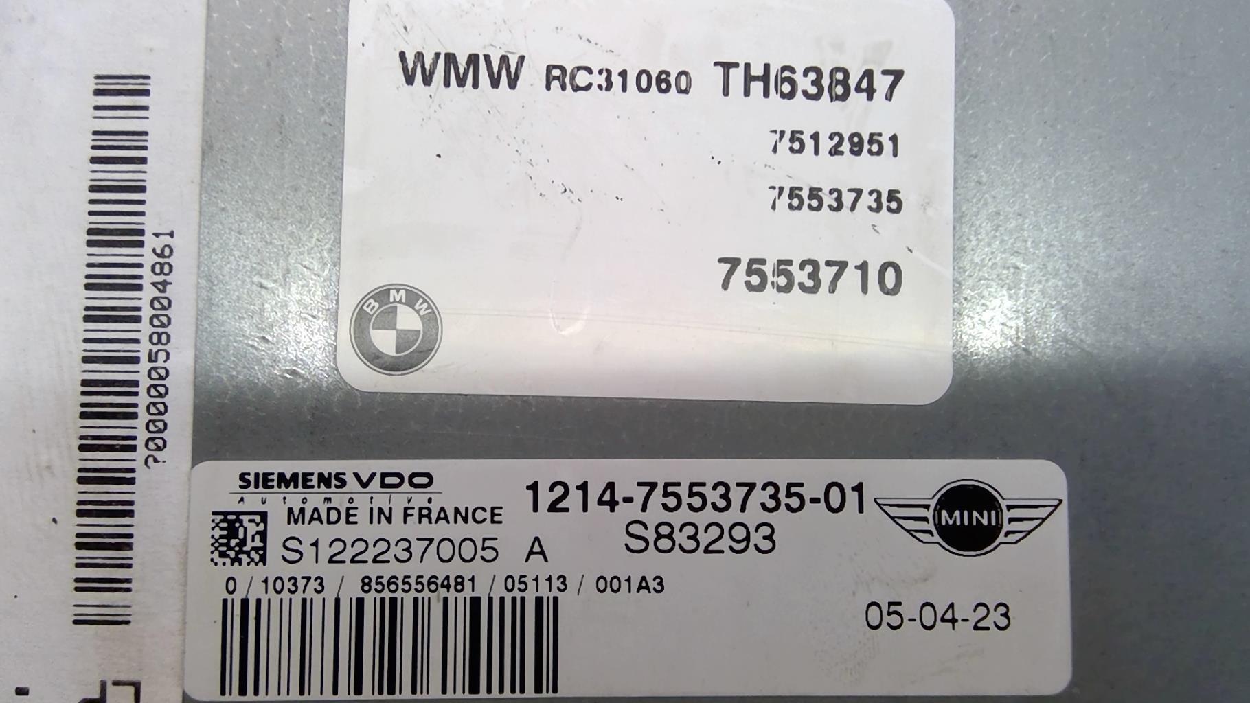 Centralina motore MINI MINI 1 R50/R53 PHASE 2 Gasolina - 1