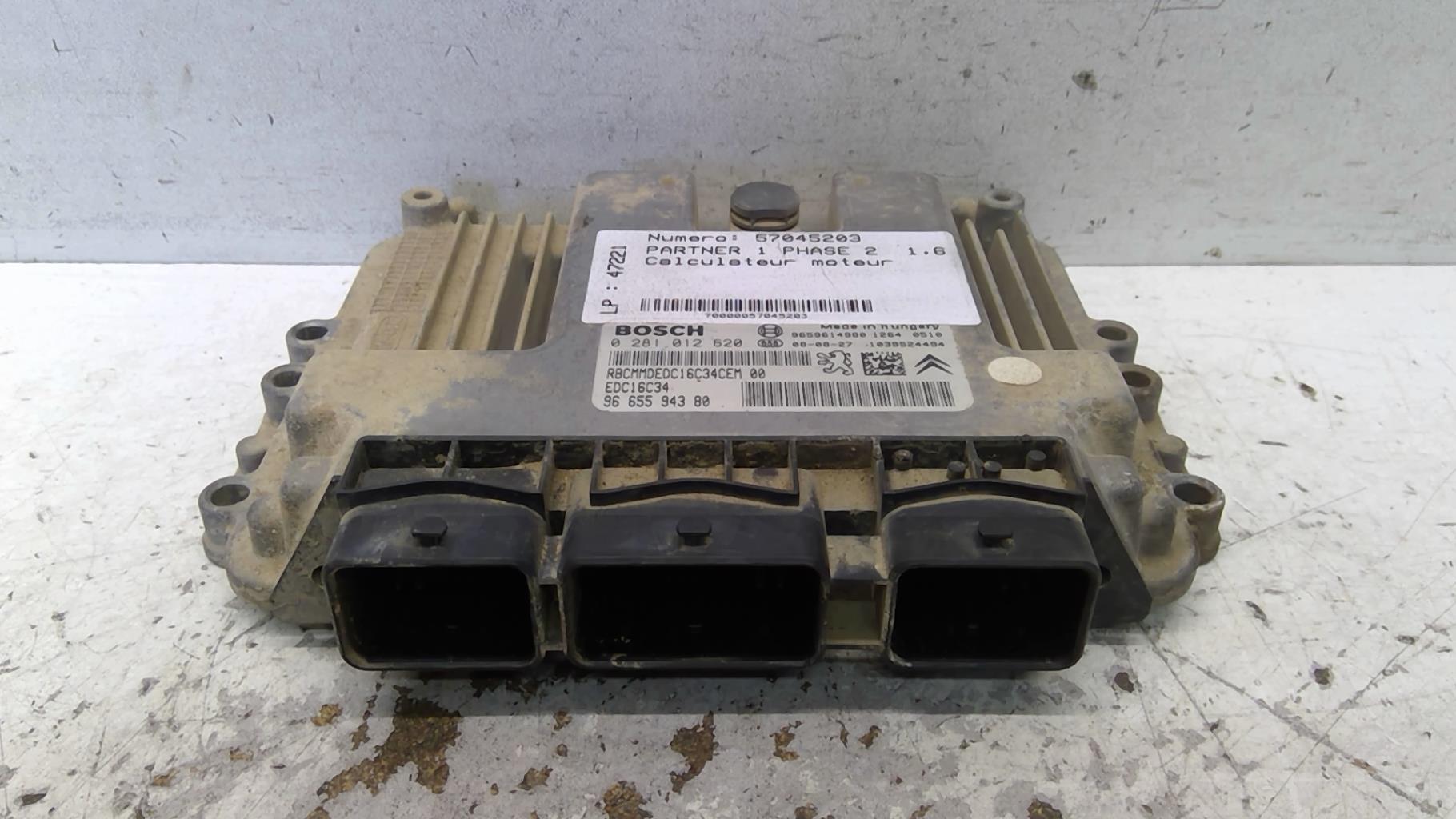 Centralina motore PEUGEOT PARTNER 1 PHASE 2 Diésel - 1