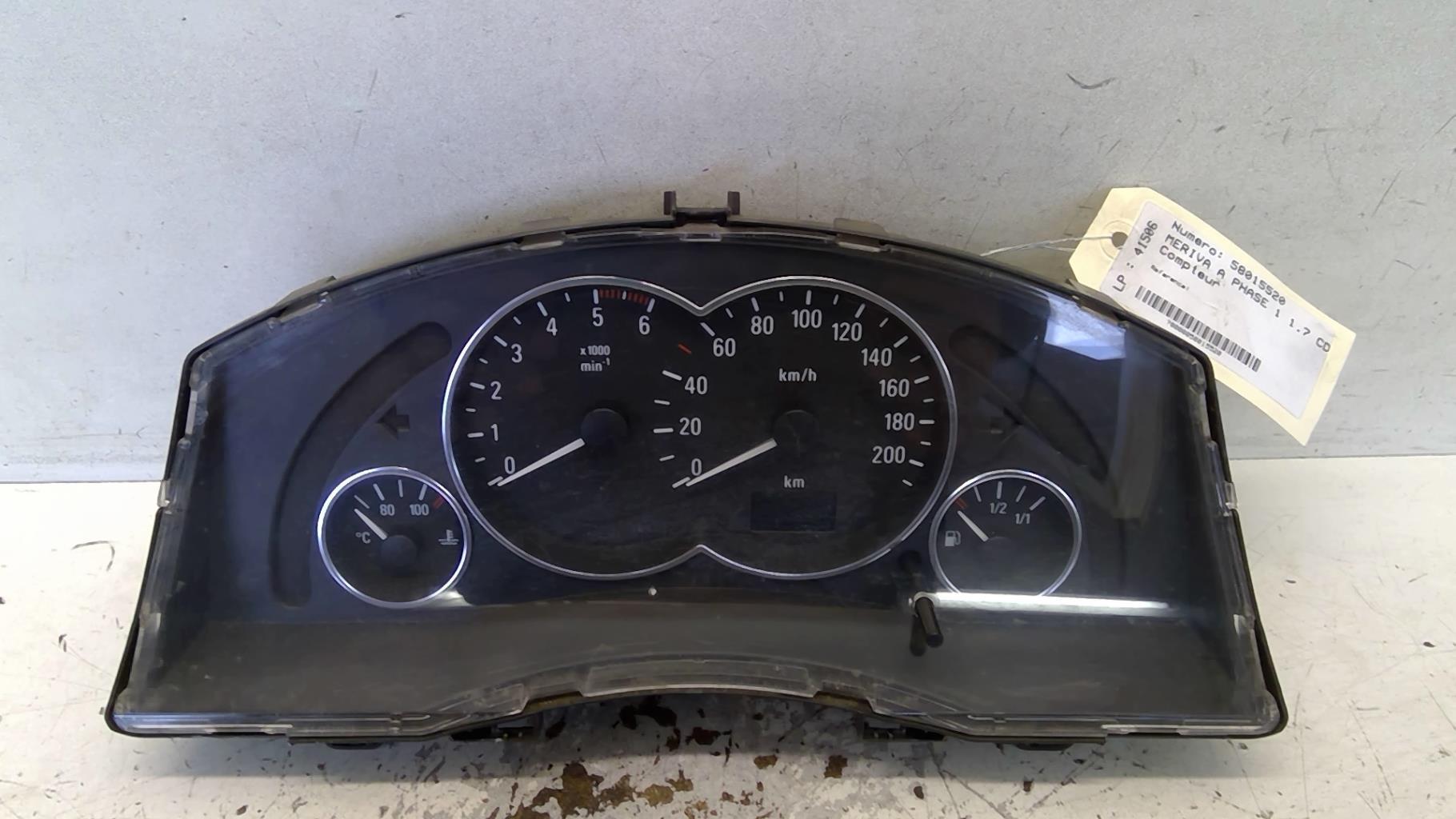 Compteur OPEL MERIVA A PHASE 1 Diesel - 1