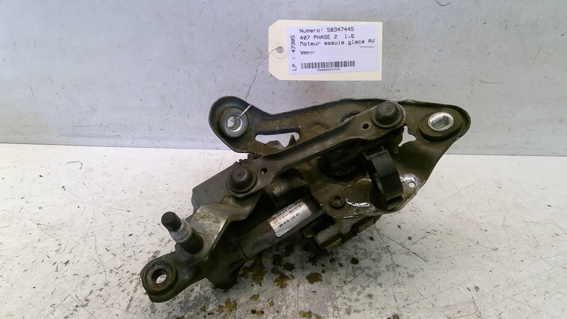 Motore tergicristallo anteriore destro PEUGEOT 407 PHASE 2 Diésel - 1