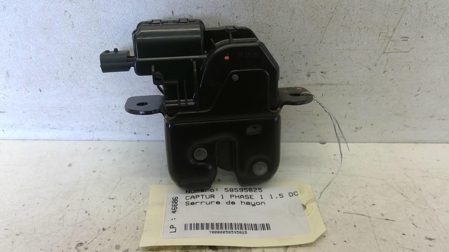 Serrure de hayon RENAULT CAPTUR 1 PHASE 1 Diesel - 1