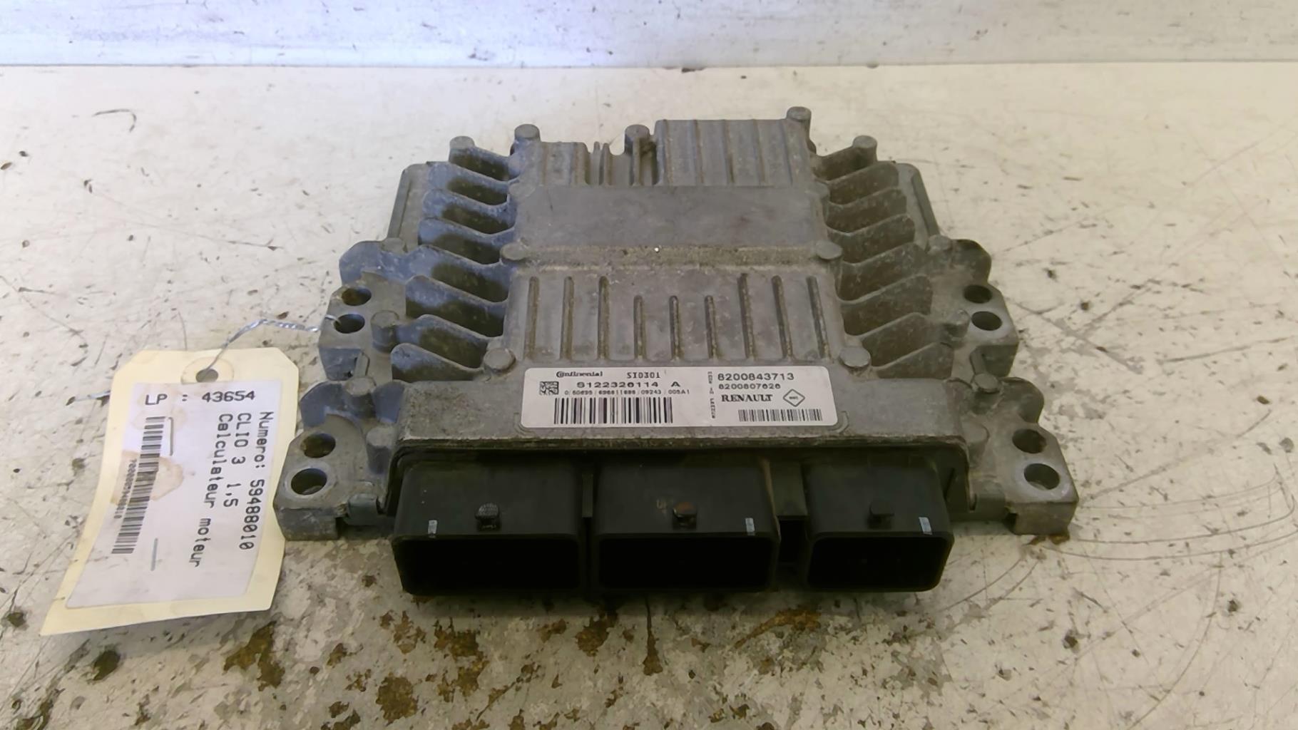 Centralina motore RENAULT CLIO 3 PHASE 2 Diésel - 1