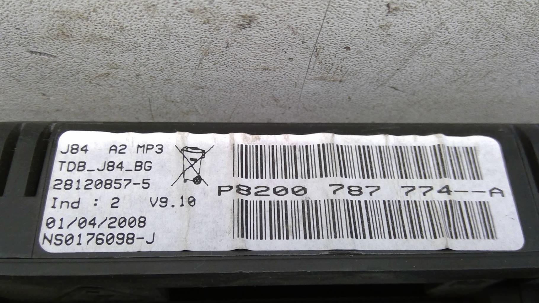 Compteur RENAULT SCENIC 2 PHASE 2 Diesel - 1