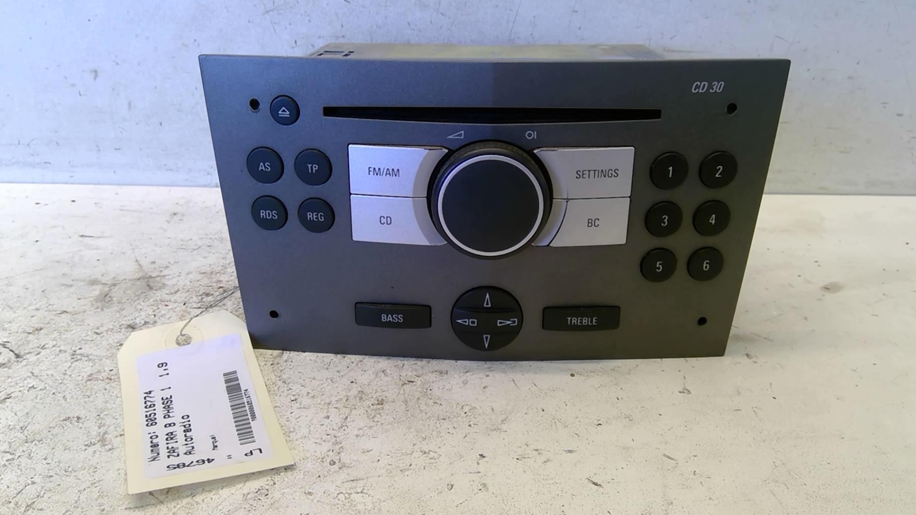 Autoradio OPEL ZAFIRA B PHASE 1 Diésel - 1