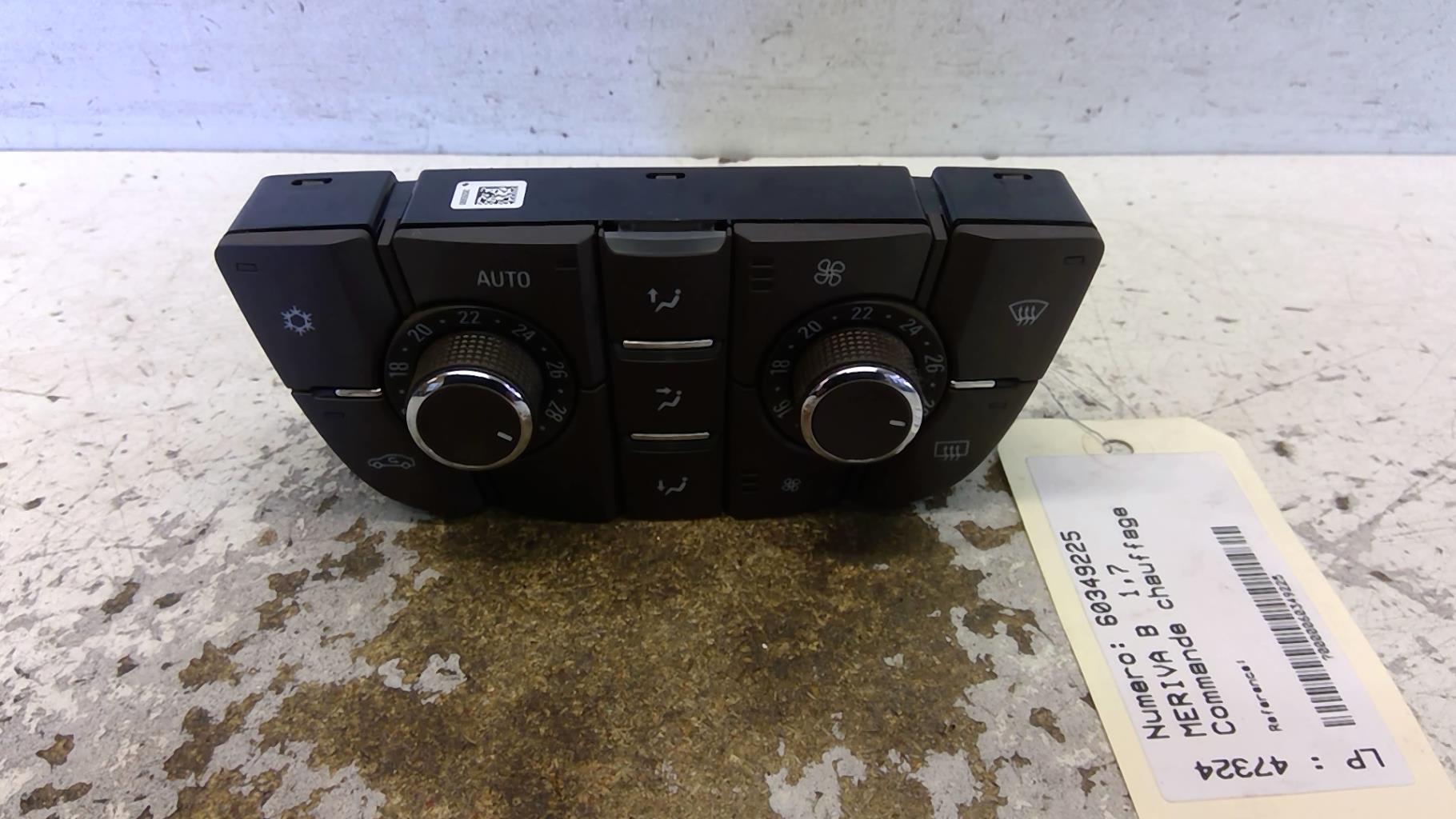 Commande chauffage OPEL MERIVA B PHASE 1 Diesel - 1