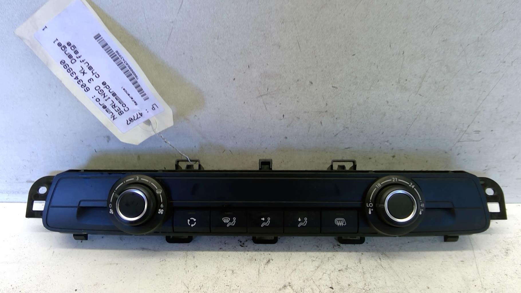 Commande chauffage CITROEN BERLINGO 3 XL PHASE 1 Diesel - 1