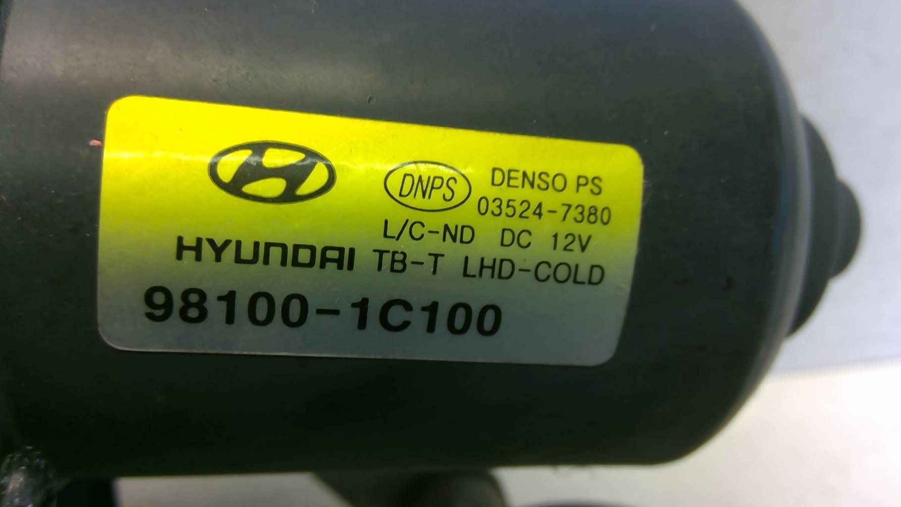 Motore tergicristallo anteriore HYUNDAI GETZ PHASE 2 Diésel - 1