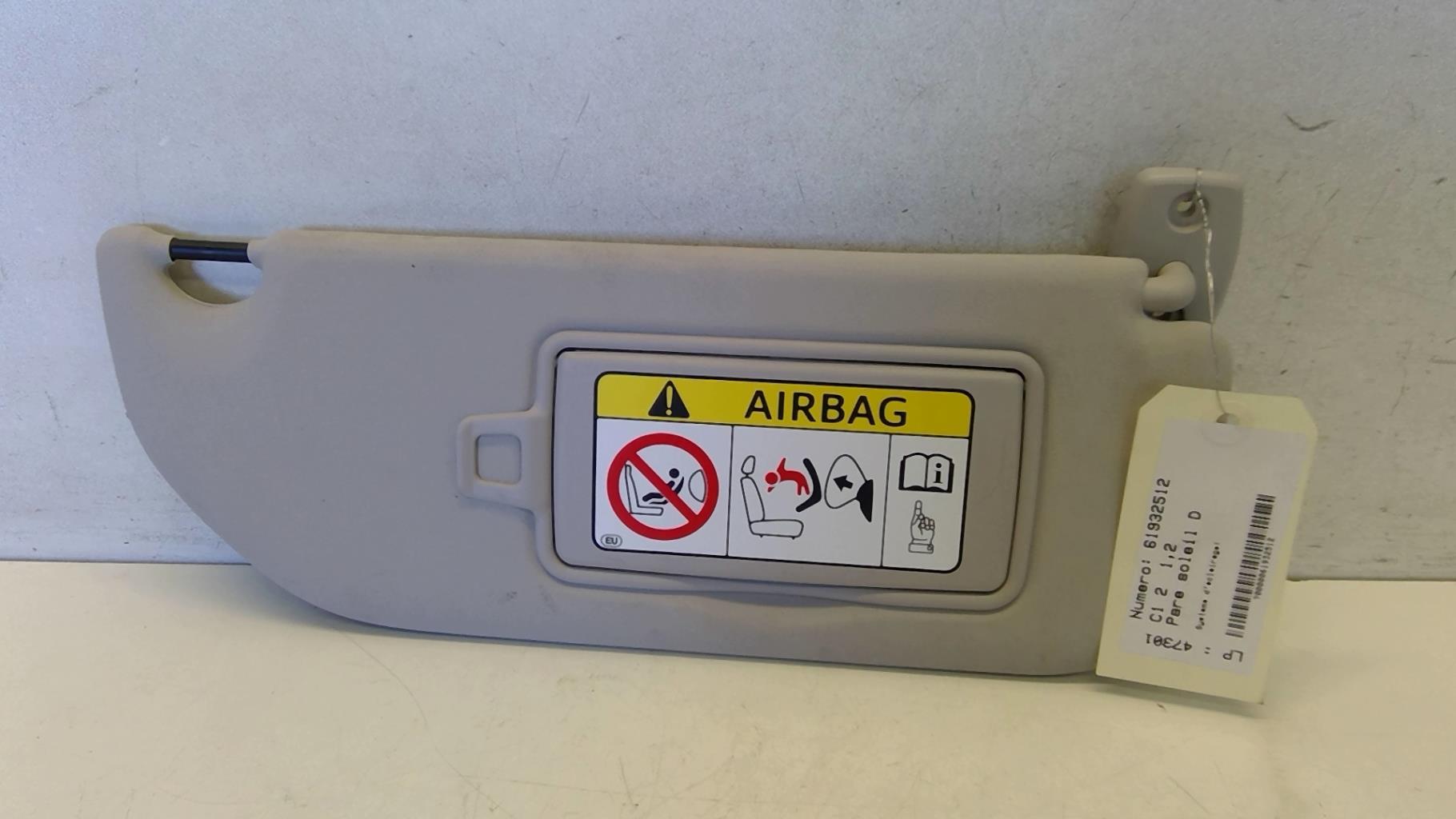Visiera parasole destra CITROEN C1 2 Gasolina - 1