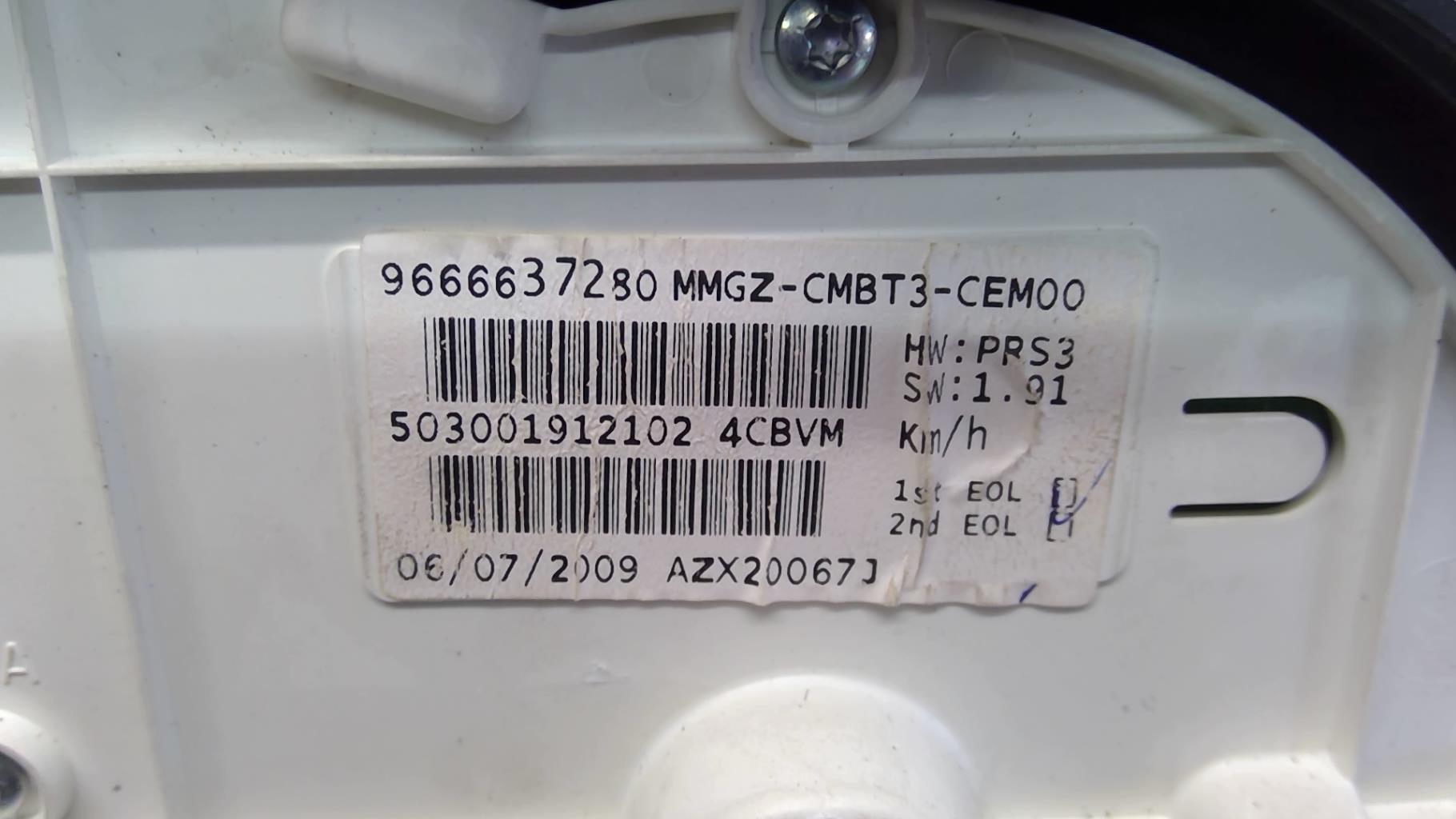 Compteur PEUGEOT 206+ Diesel - 1