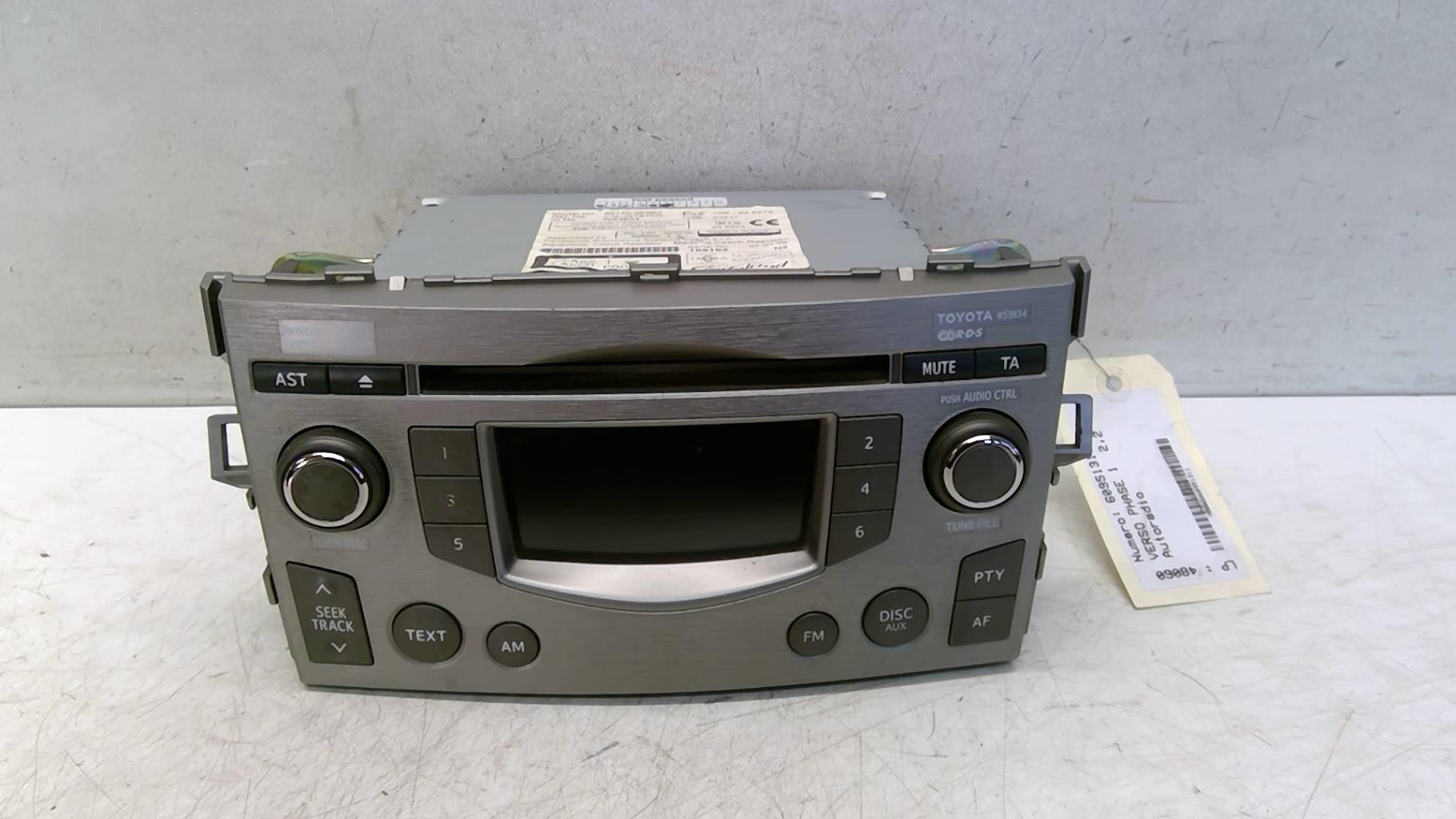 Autoradio TOYOTA VERSO PHASE 1 Diésel - 1