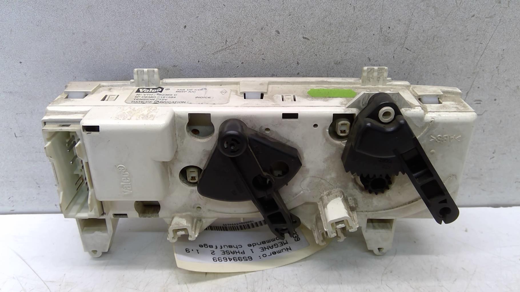 Commande chauffage RENAULT MEGANE 1 PHASE 2 Diesel - 1