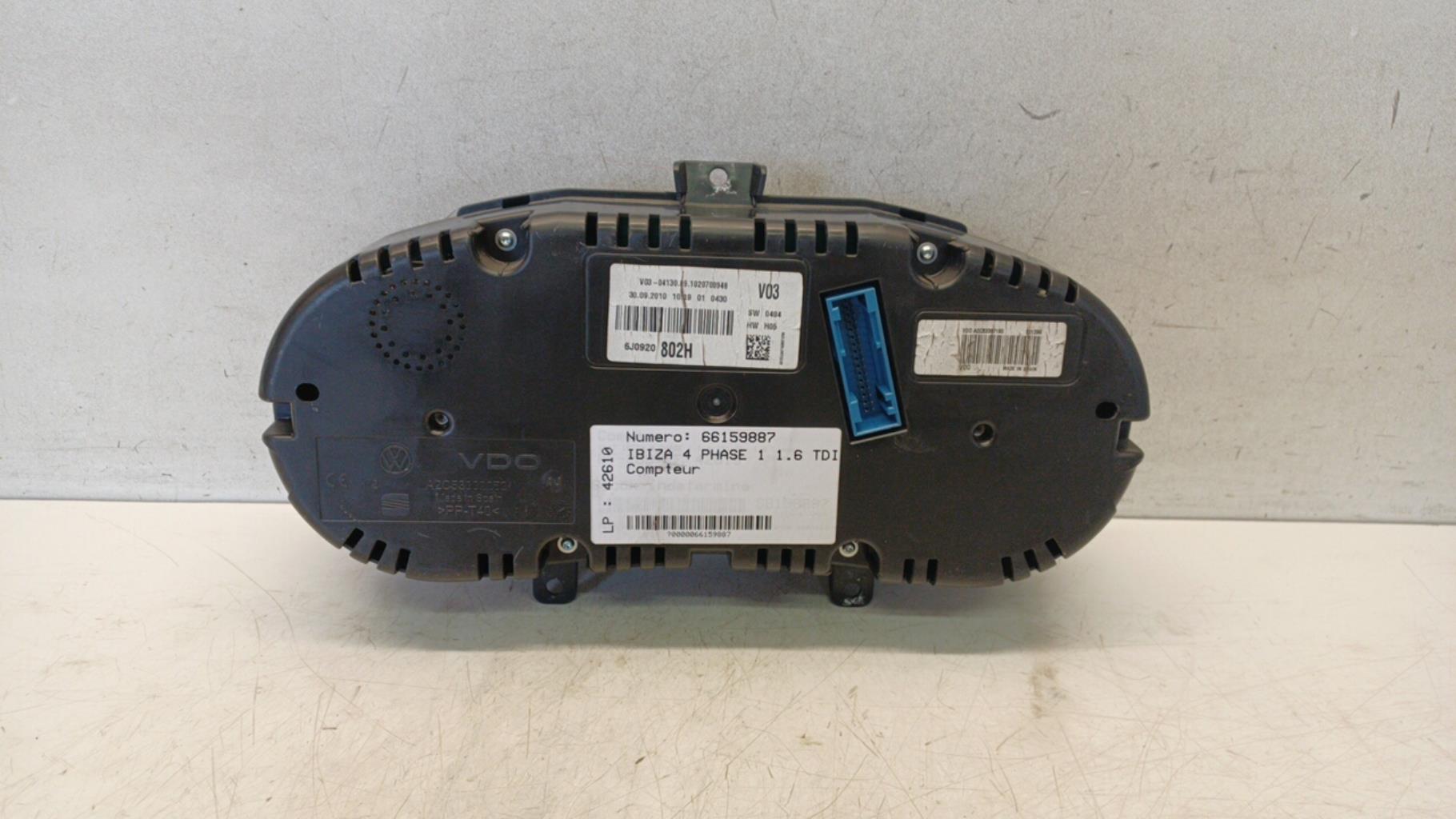 Compteur SEAT IBIZA 4 PHASE 1 COUPE  - 1