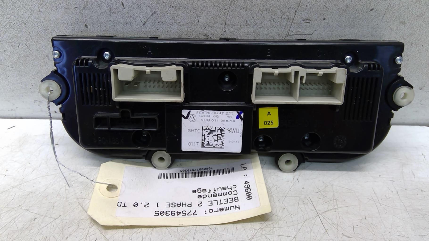 Commande chauffage VOLKSWAGEN BEETLE 2 PHASE 1 Diesel - 1