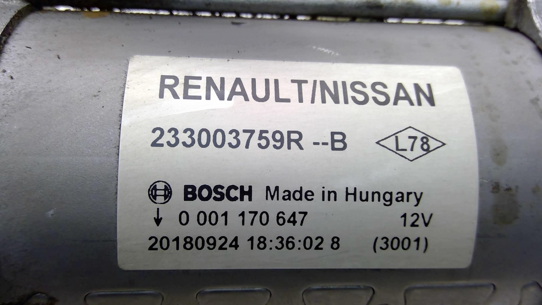 Demarreur DACIA DUSTER 2 PHASE 1 Diesel - 1