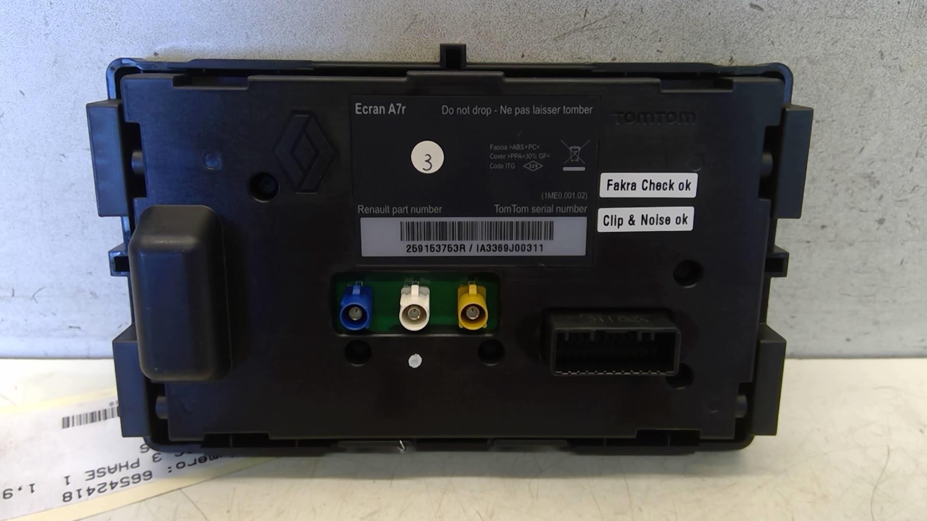 Ecran GPS RENAULT SCENIC 3 PHASE 1 Diesel - 1