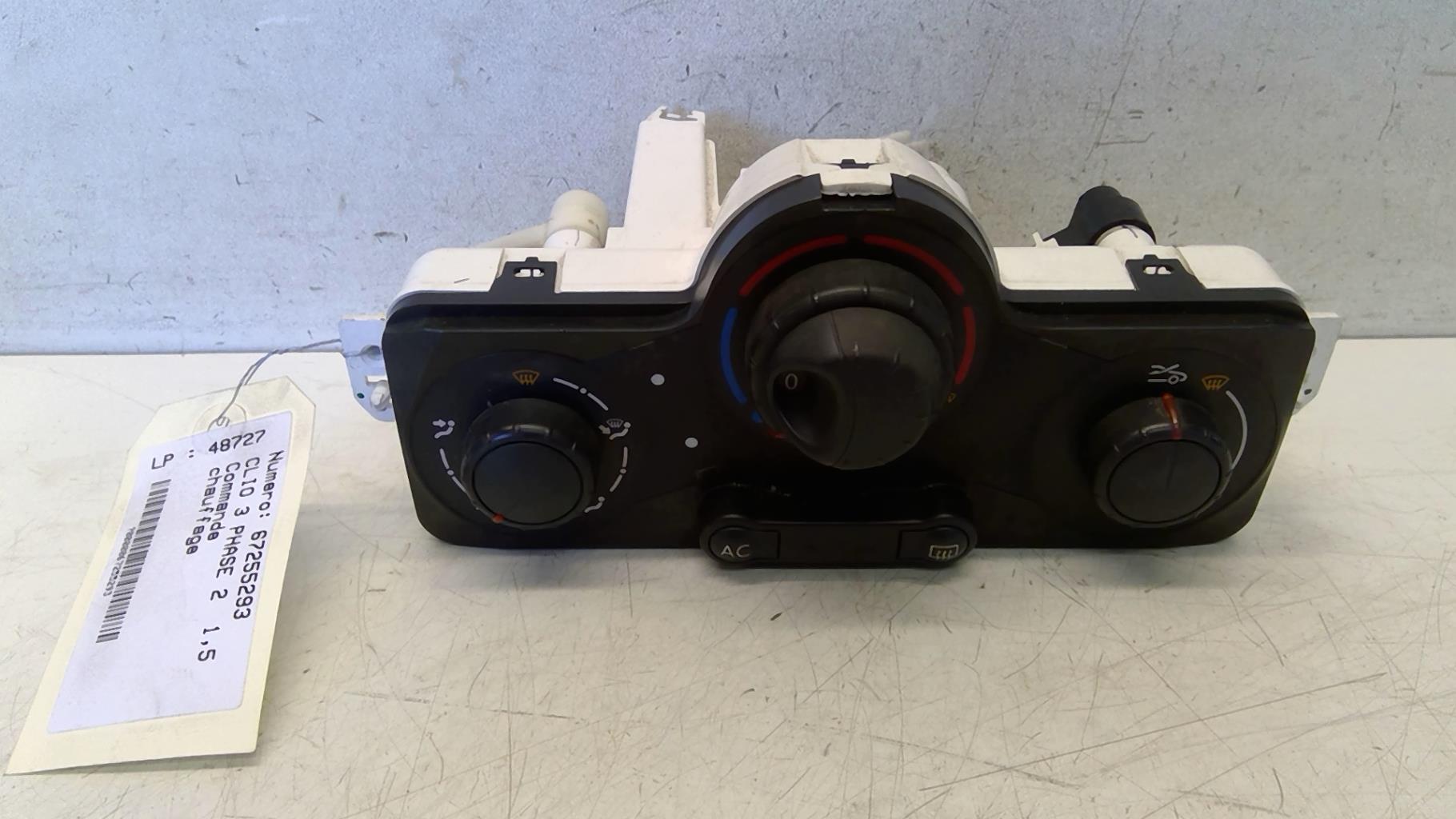 Commande chauffage RENAULT CLIO 3 PHASE 2 Diesel - 1
