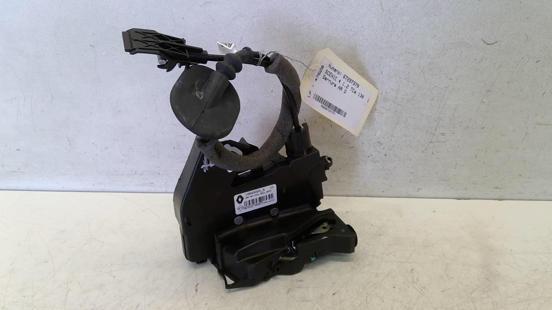 Serratura posteriore destra RENAULT SCENIC 4 Gasolina - 1
