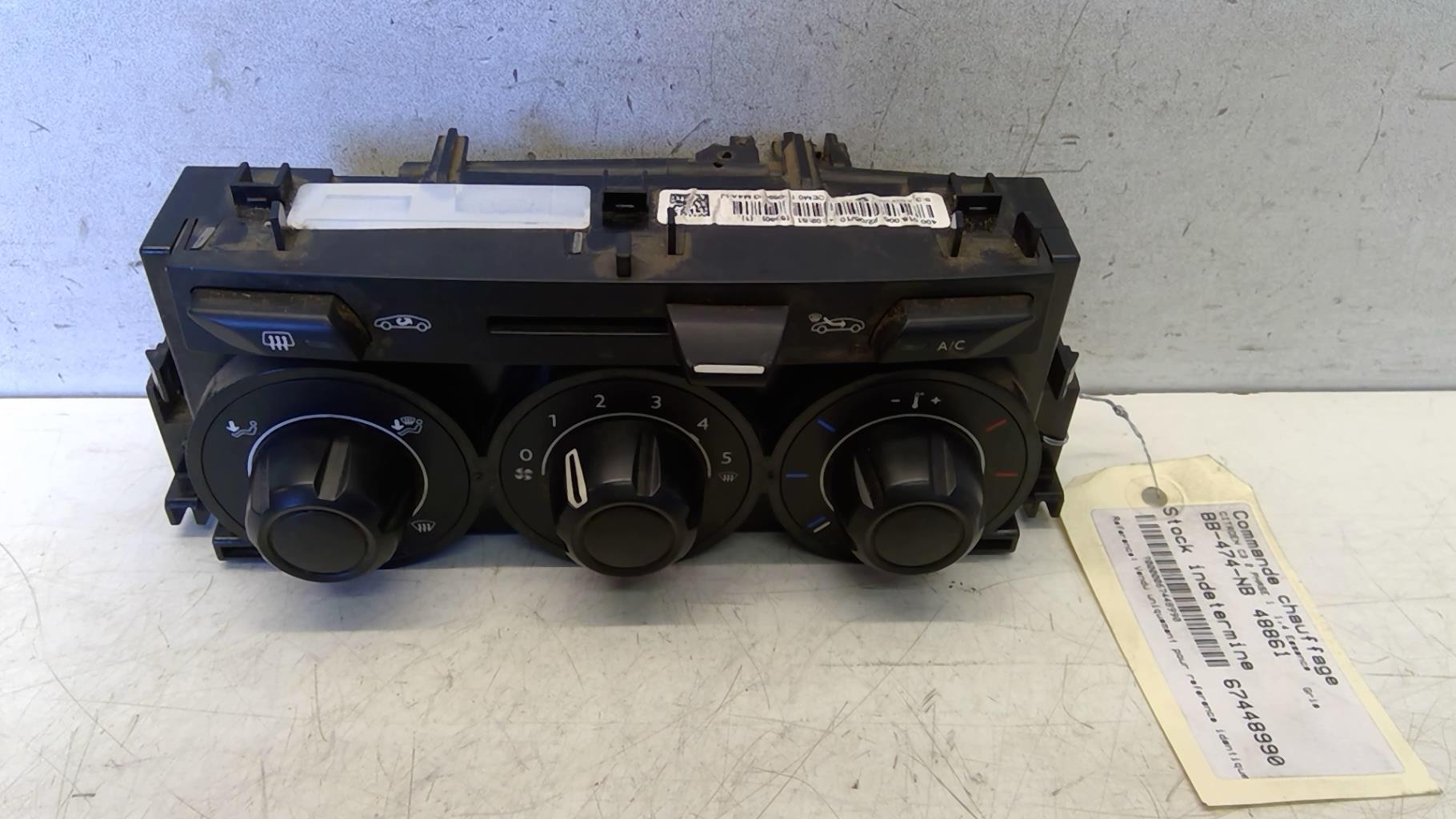 Commande chauffage CITROEN C3 2 PHASE 1 Essence - 1
