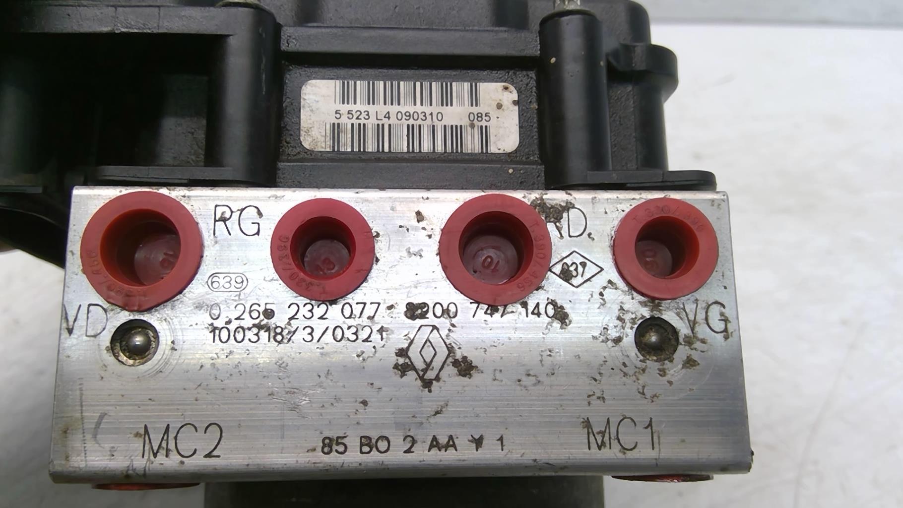 Blocco ABS (antibloccaggio freni) RENAULT CLIO 3 PHASE 2 BREAK Diésel - 1