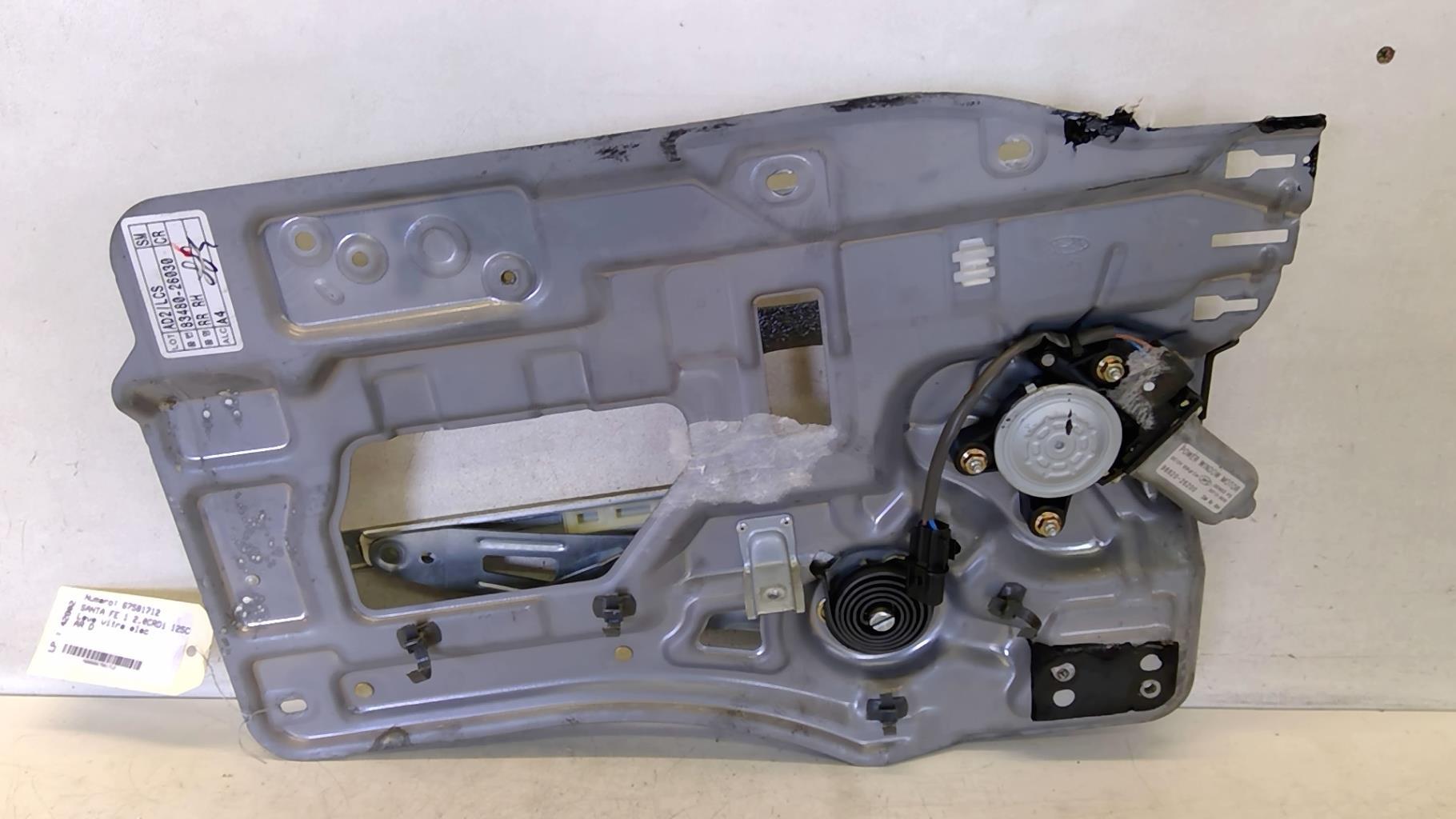 Alzacristalli elettrico posteriore destro HYUNDAI SANTA FE 1 Diésel - 1