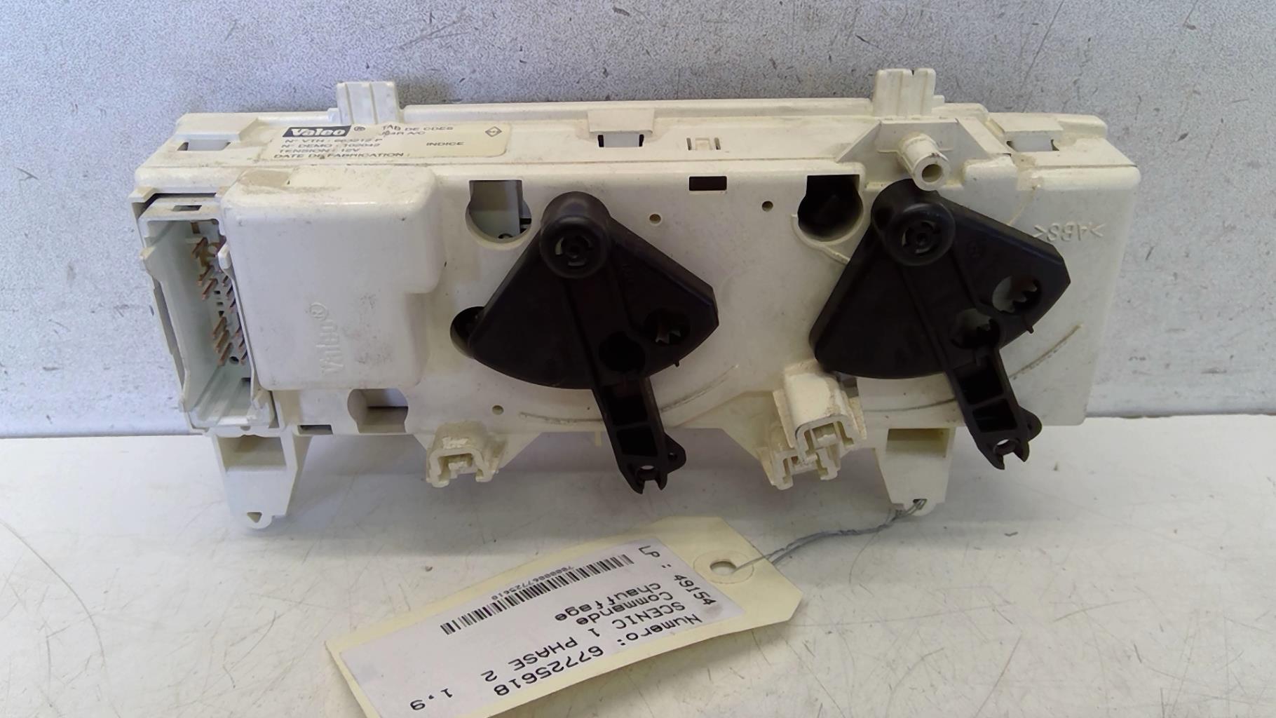 Commande chauffage RENAULT SCENIC 1 PHASE 2 Diesel - 1