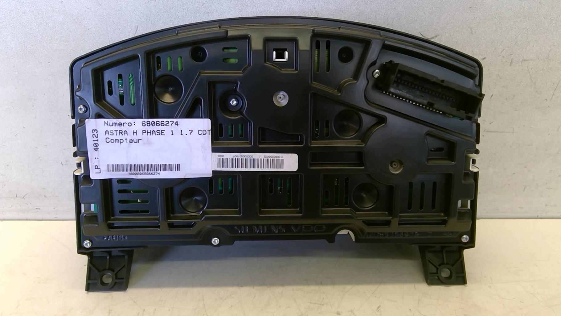 Compteur OPEL ASTRA H PHASE 1 Diesel - 1