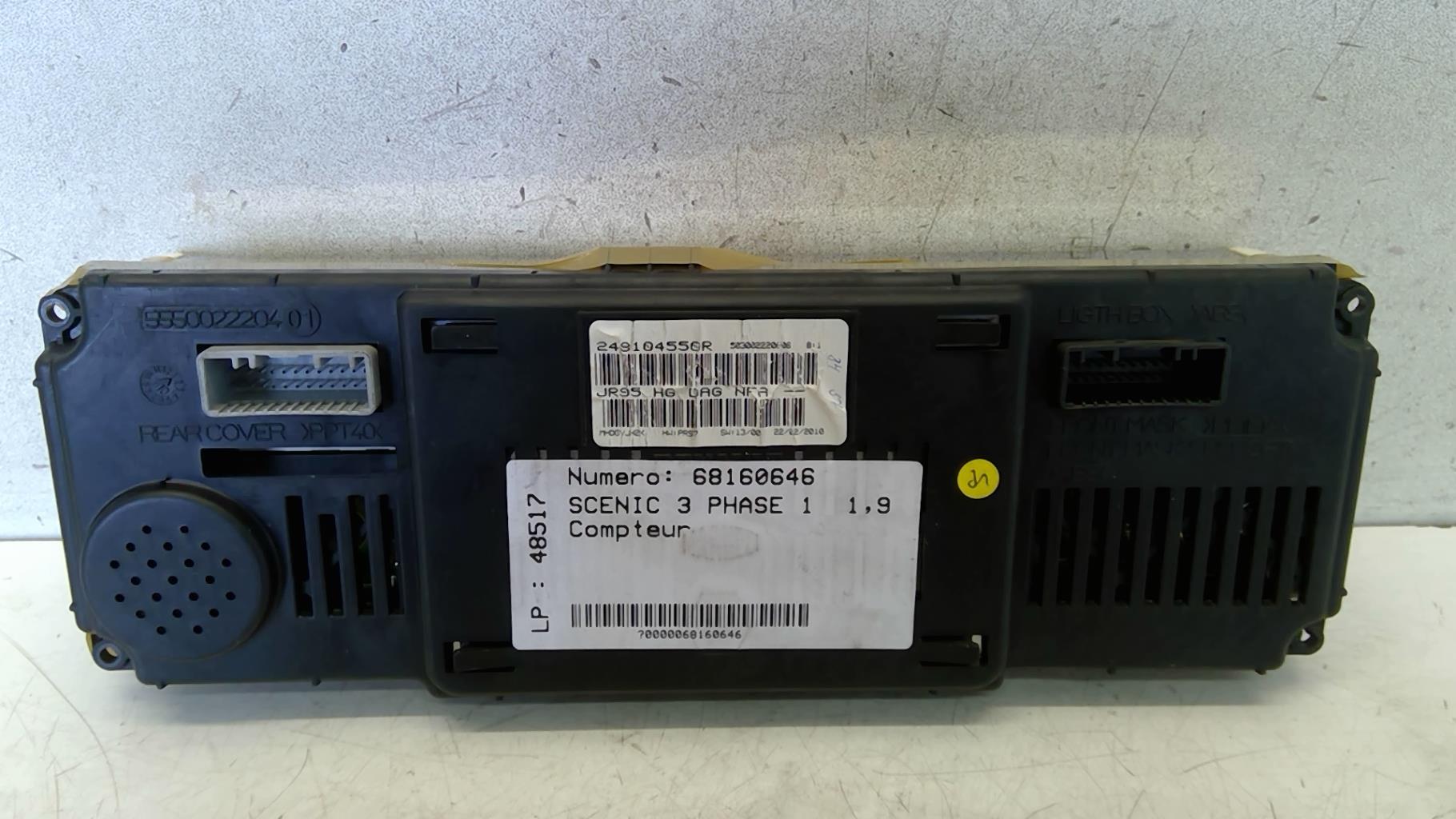 Compteur RENAULT SCENIC 3 PHASE 1 Diesel - 1