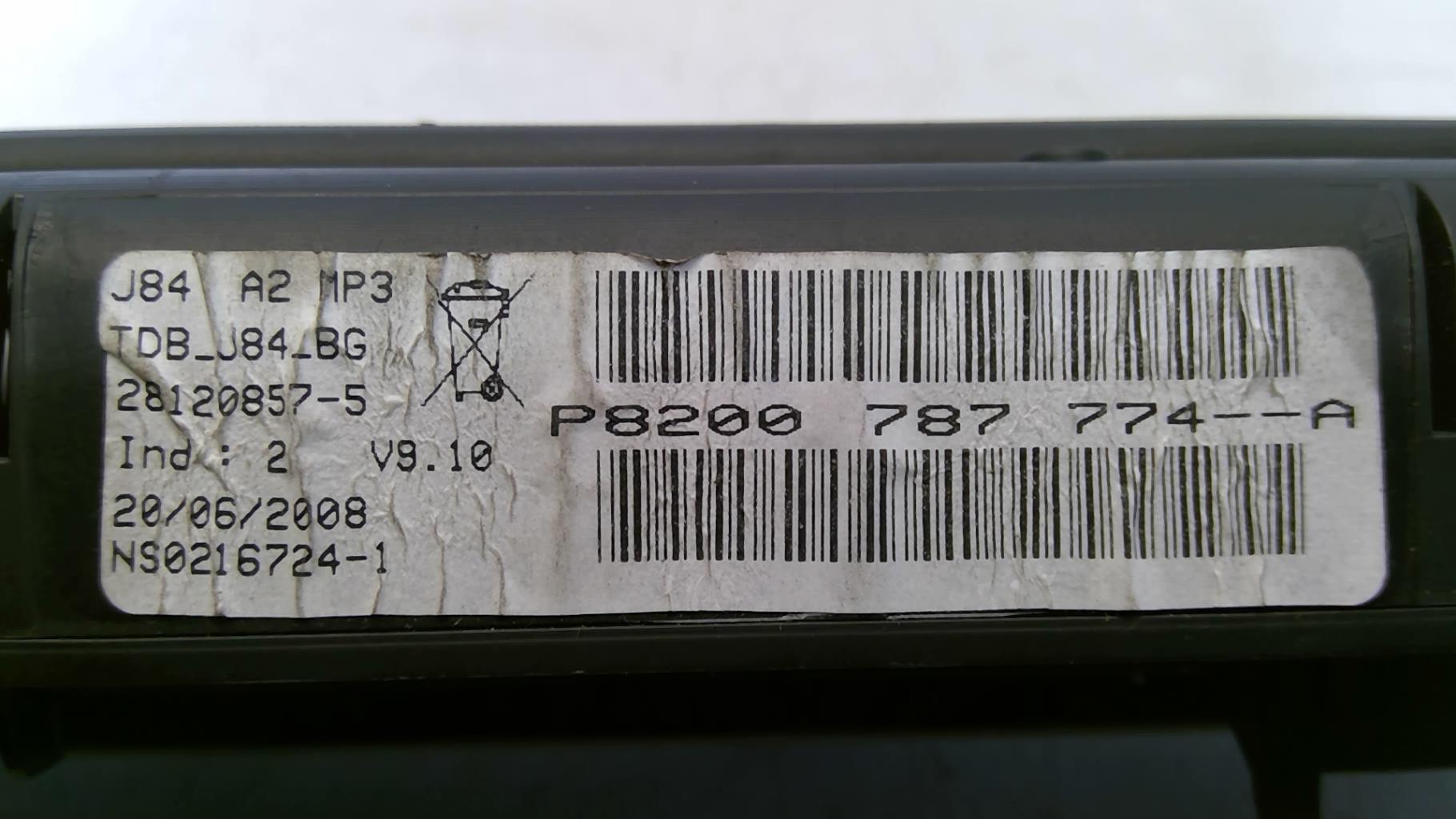 Compteur RENAULT SCENIC 2 PHASE 2 Diesel - 1