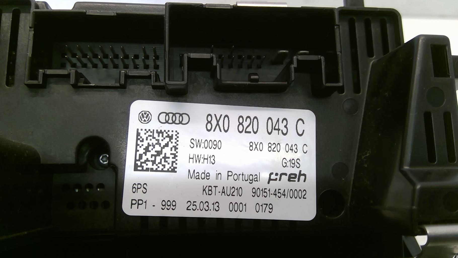 Commande chauffage AUDI A1 1 PHASE 1 Essence - 1