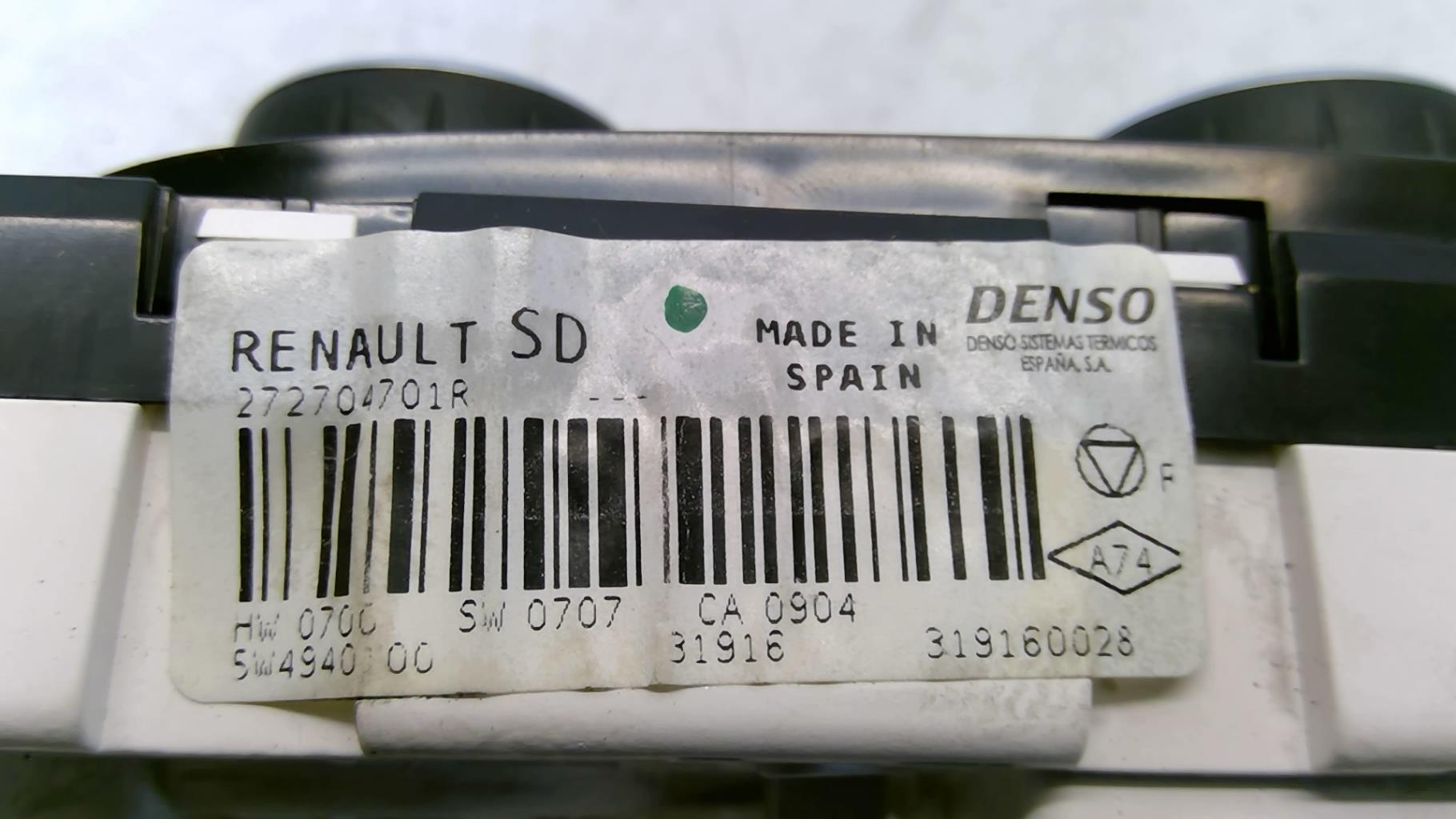 Commande chauffage RENAULT CLIO 4 PHASE 2 Diesel - 1